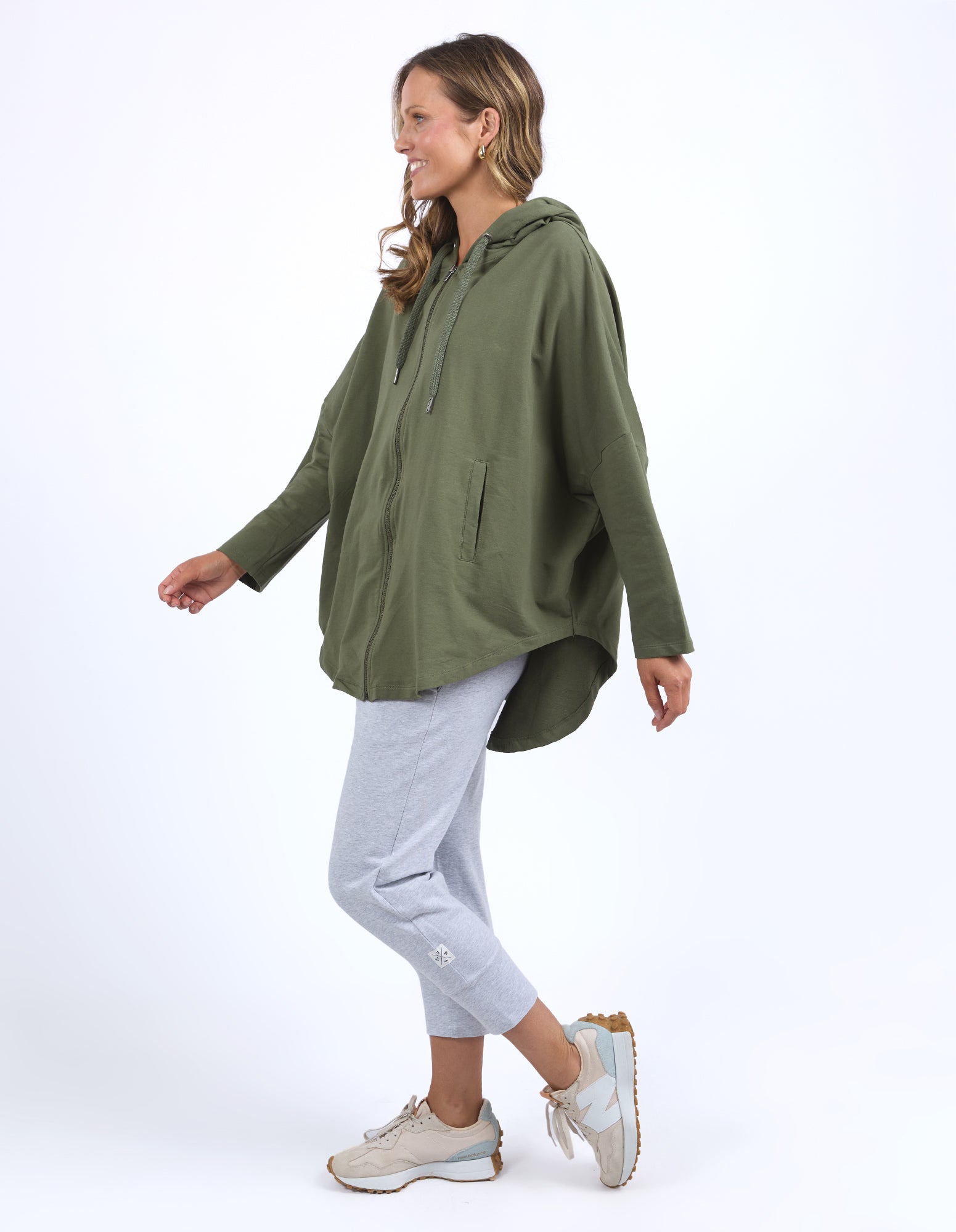 Sal Hooded Cardi Clover