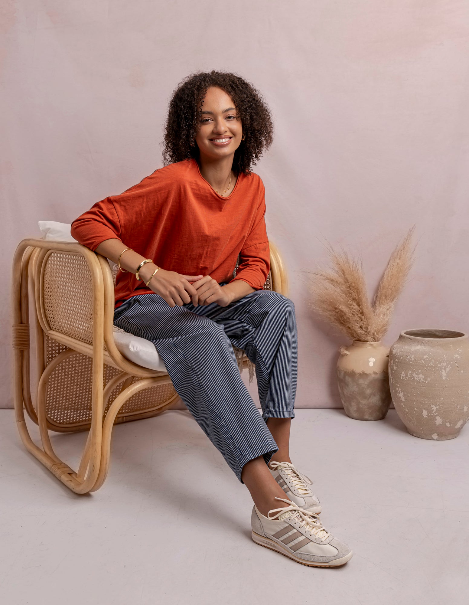 Anya Long Sleeve Tee Earth Brown