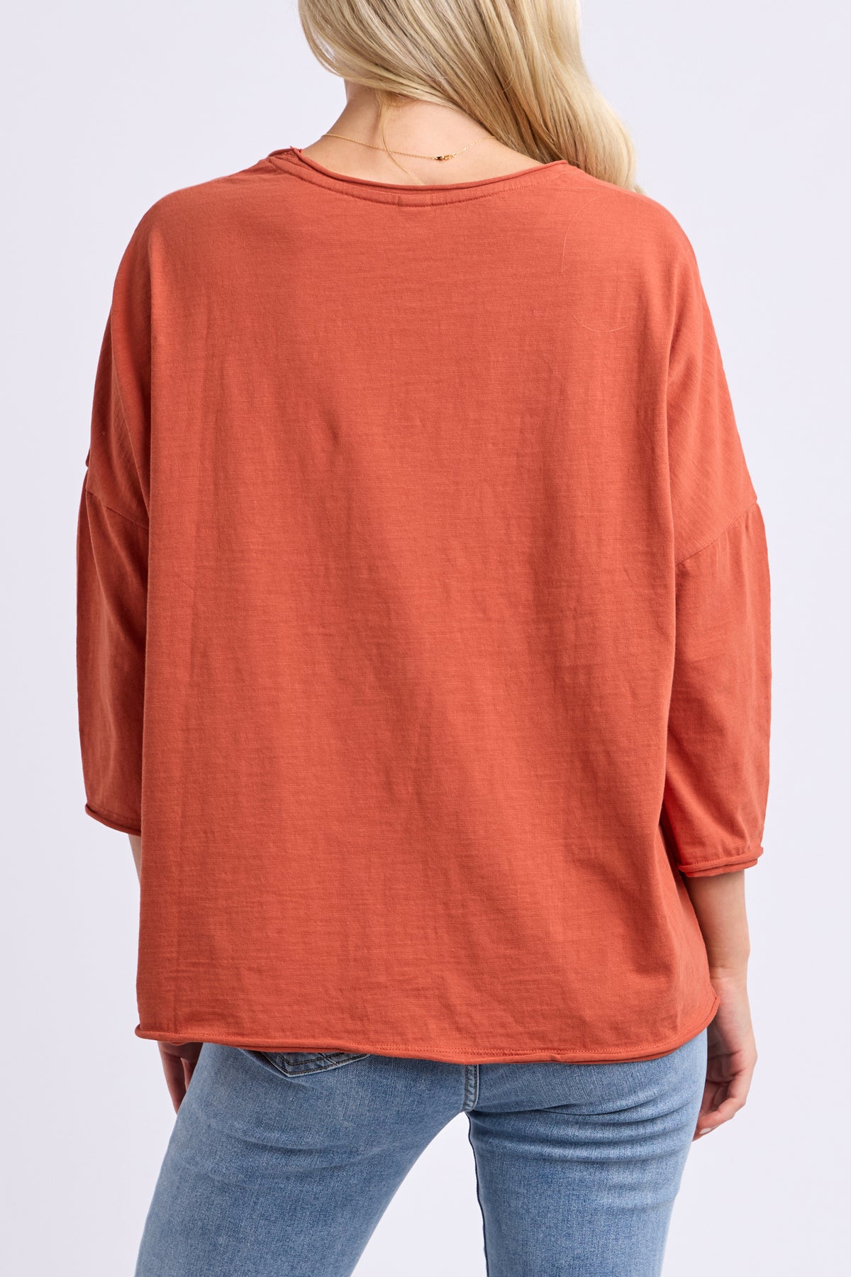 Anya Long Sleeve Tee Earth Brown