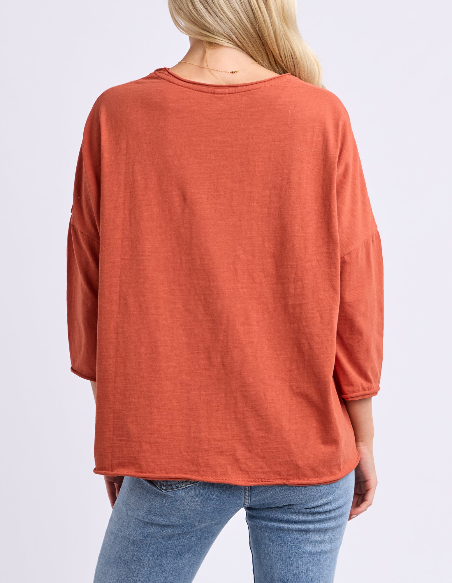 Anya Long Sleeve Tee Earth Brown