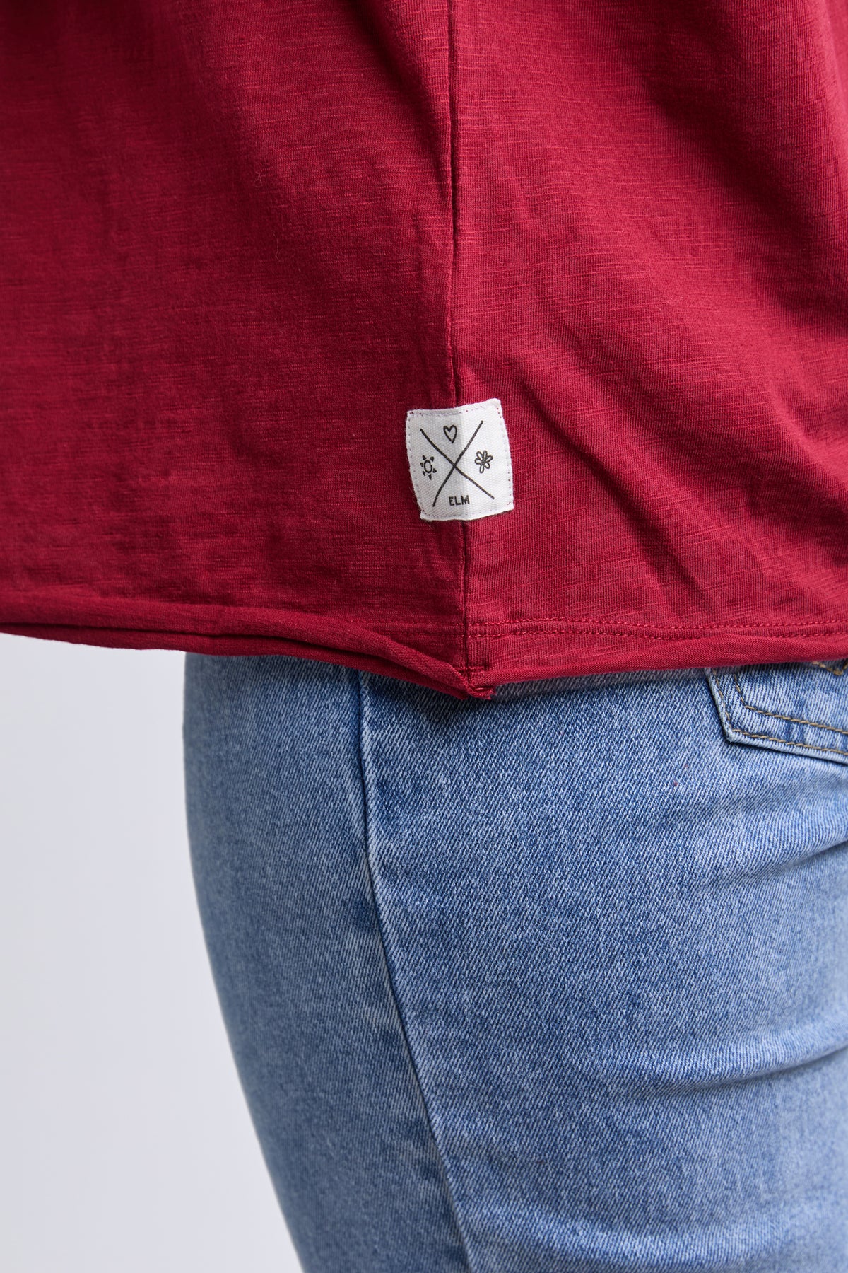 Anya Long Sleeve Tee Maroon