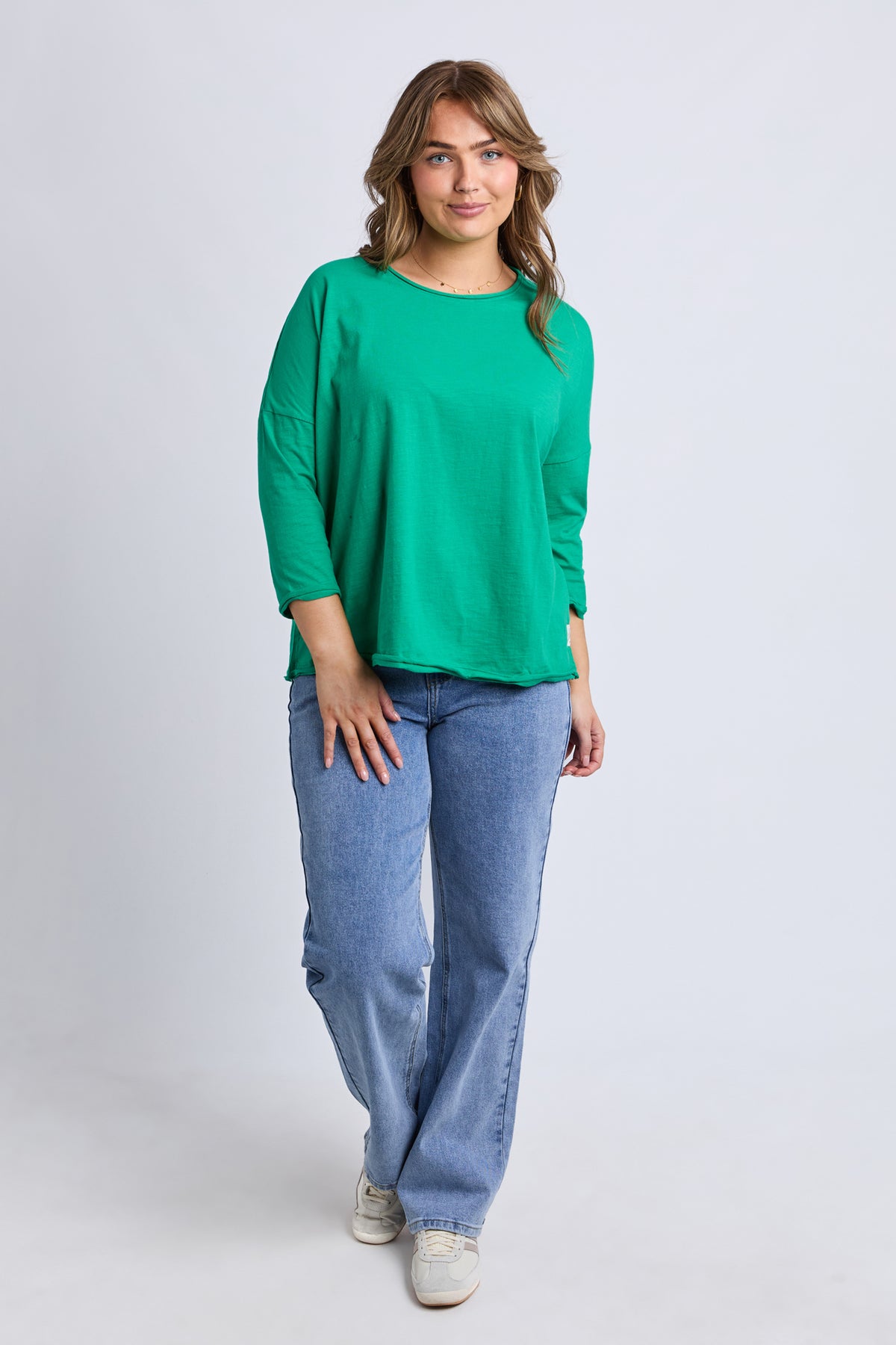 Anya Long Sleeve Tee Virdis Green