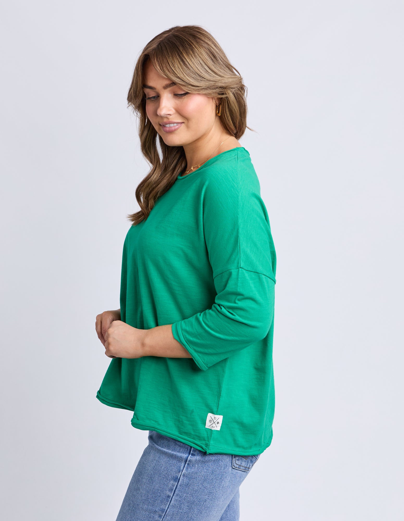 Anya Long Sleeve Tee Virdis Green