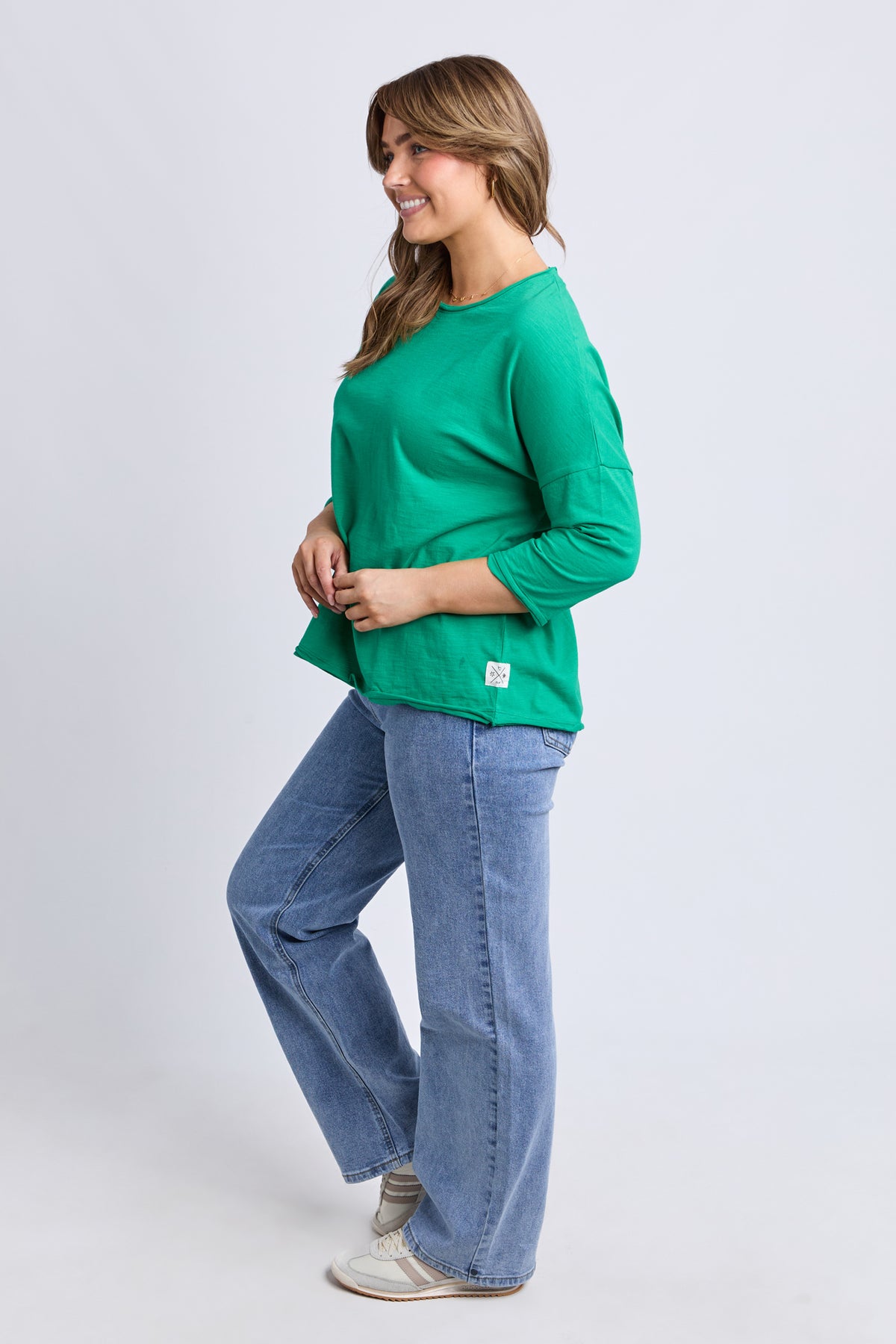 Anya Long Sleeve Tee Virdis Green