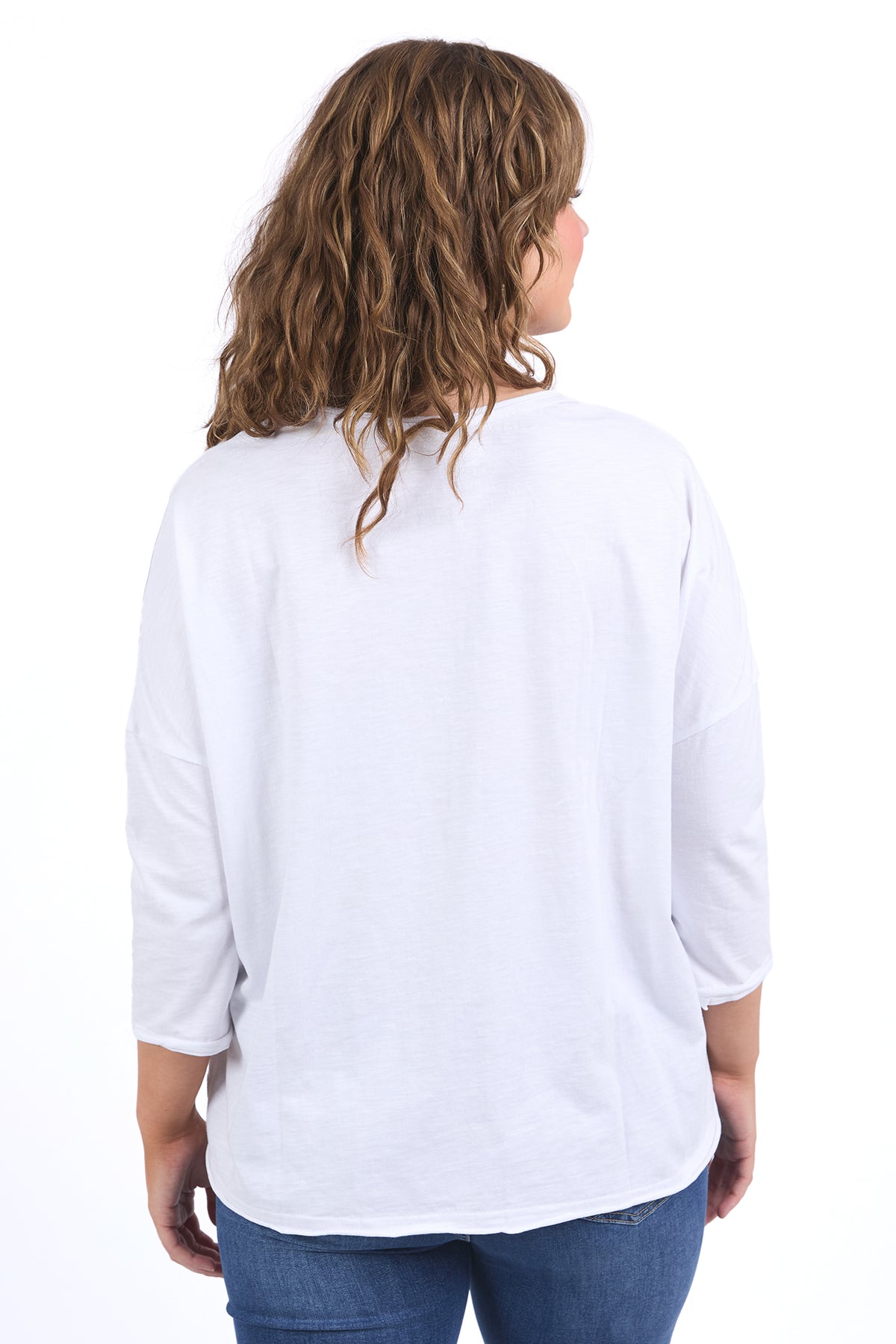 Anya Long Sleeve Tee White
