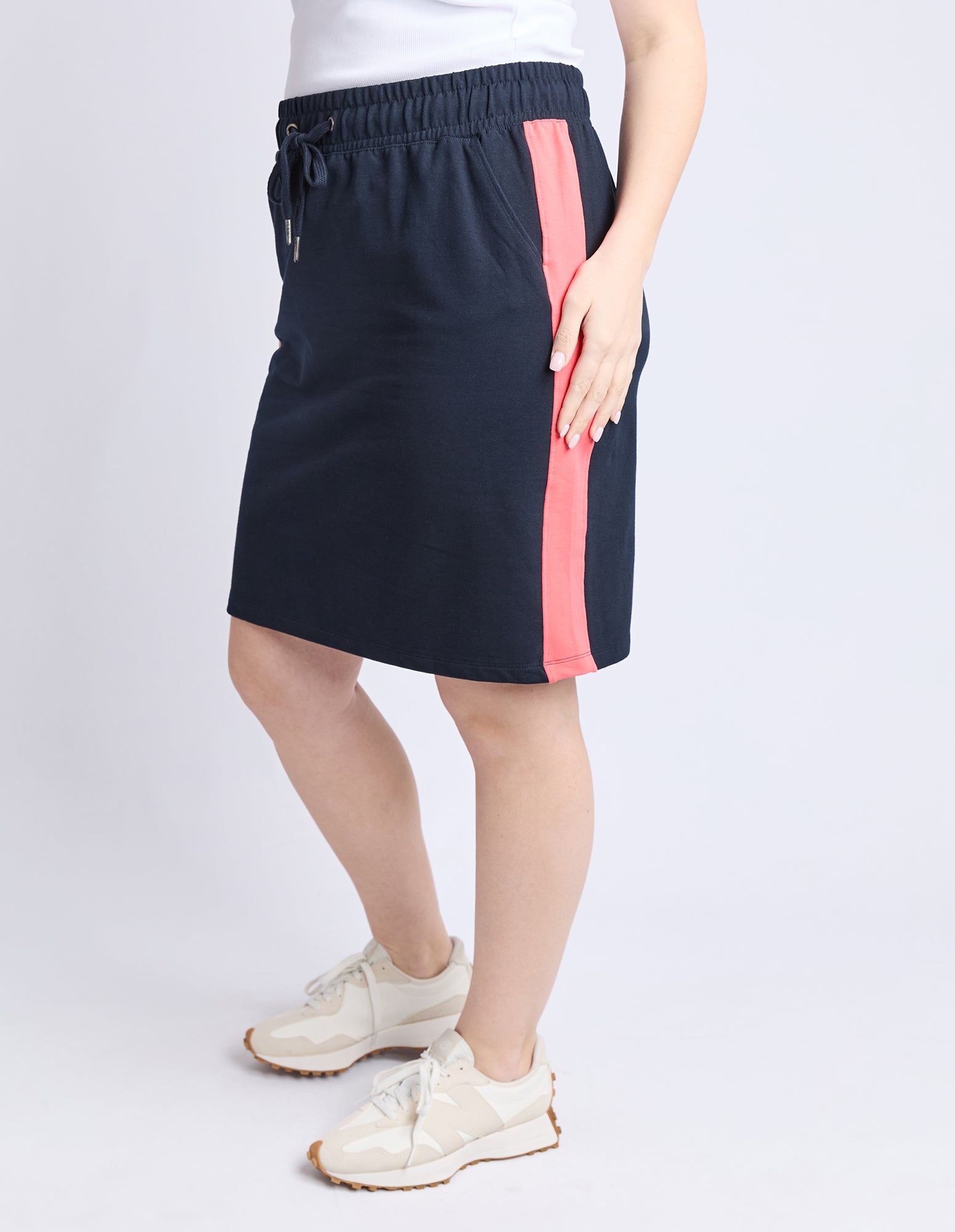 Nico Fleece Skirt Navy