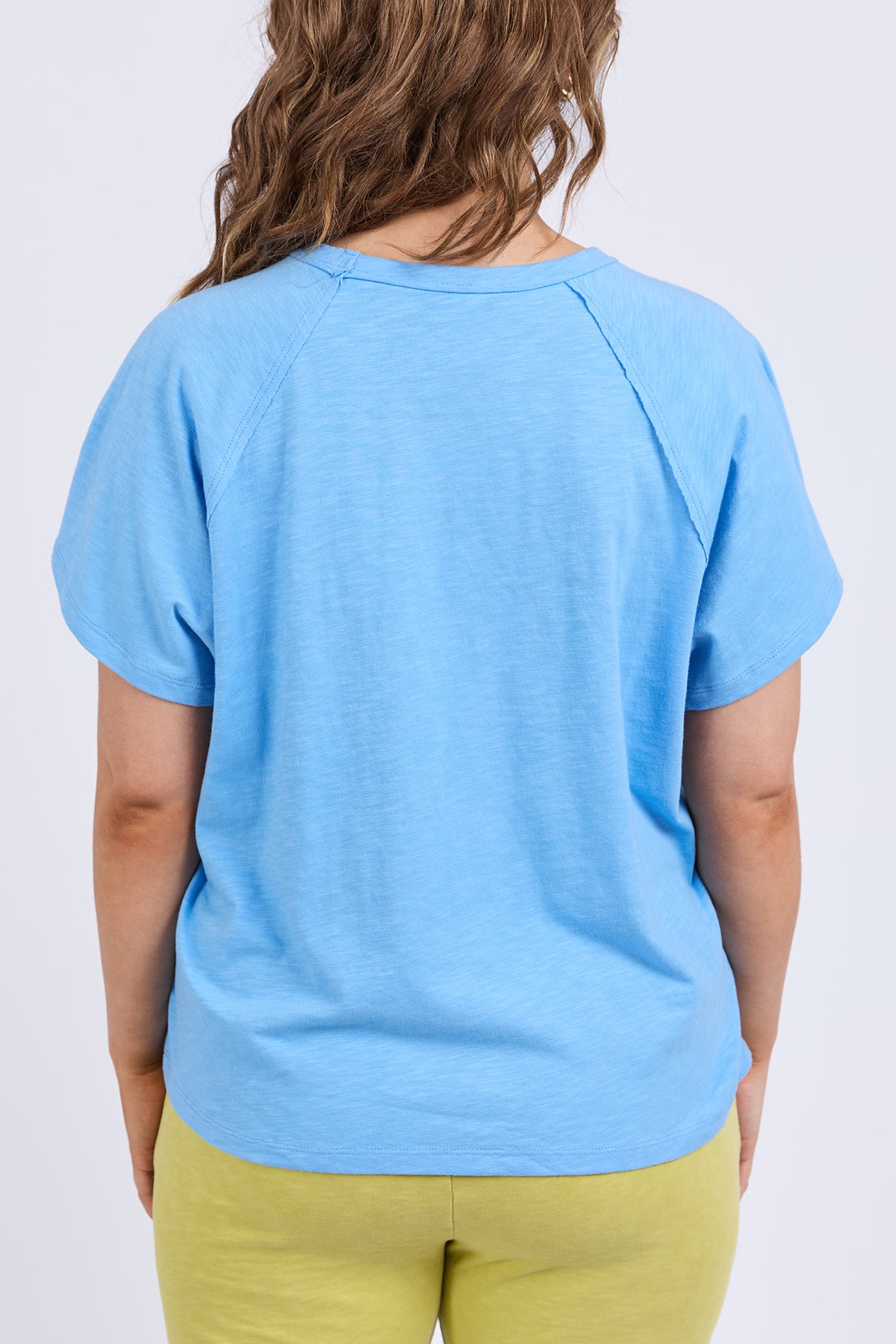 Shelby Short Sleeve Tee Azure Blue
