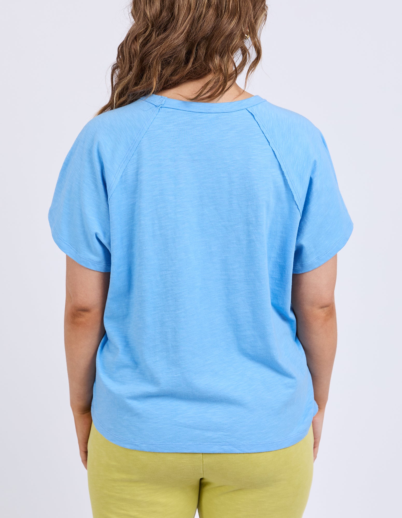 Shelby Short Sleeve Tee Azure Blue