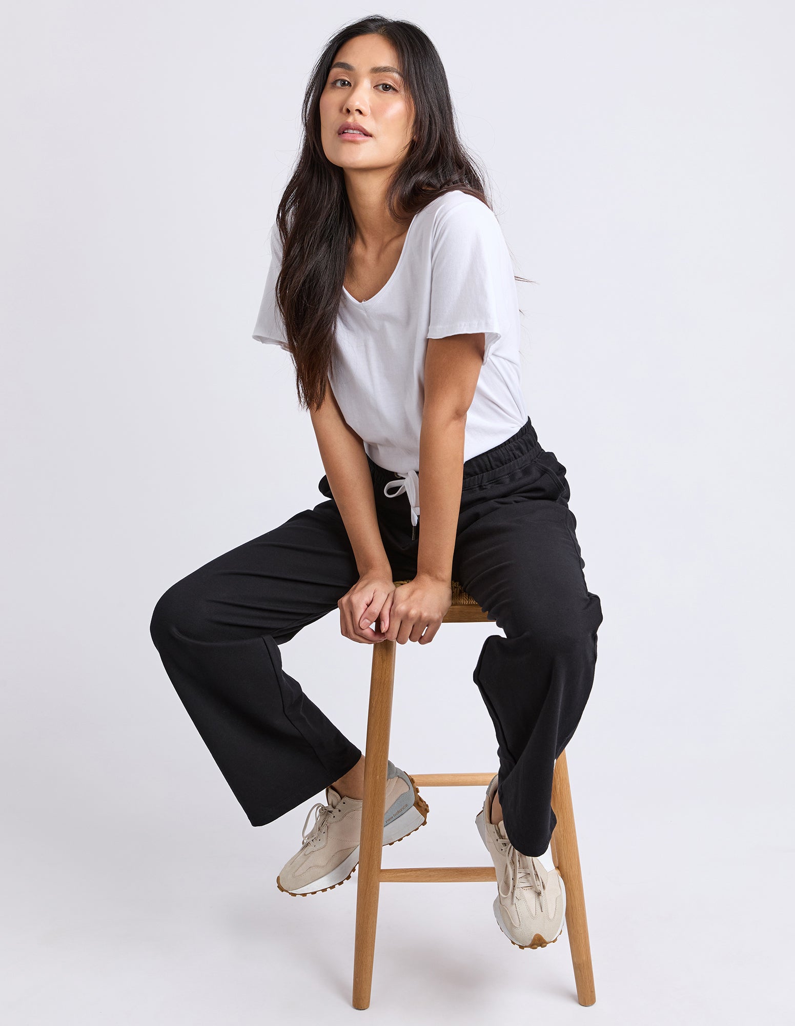 Cleo Wide Leg Pant Black