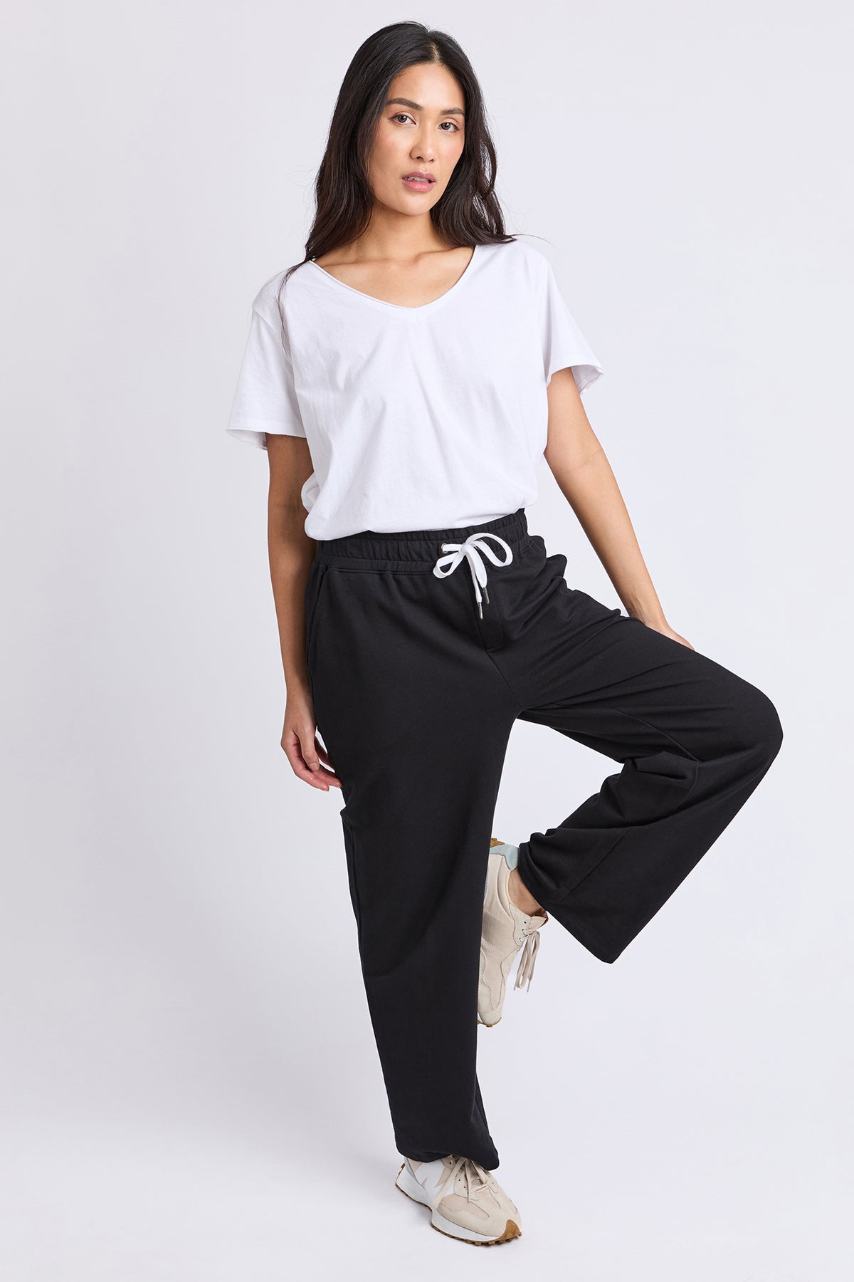 Cleo Wide Leg Pant Black
