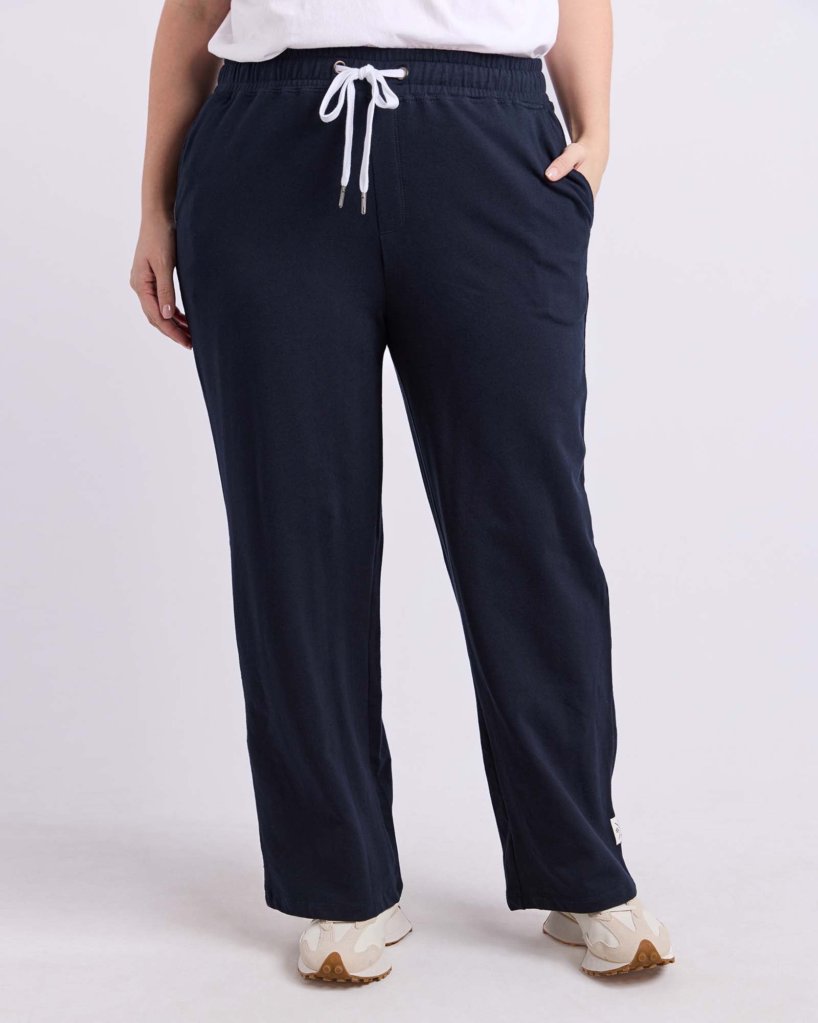 Cleo Wide Leg Pant Navy