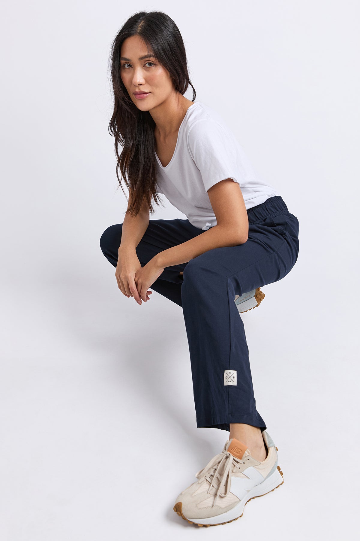 Cleo Wide Leg Pant Navy