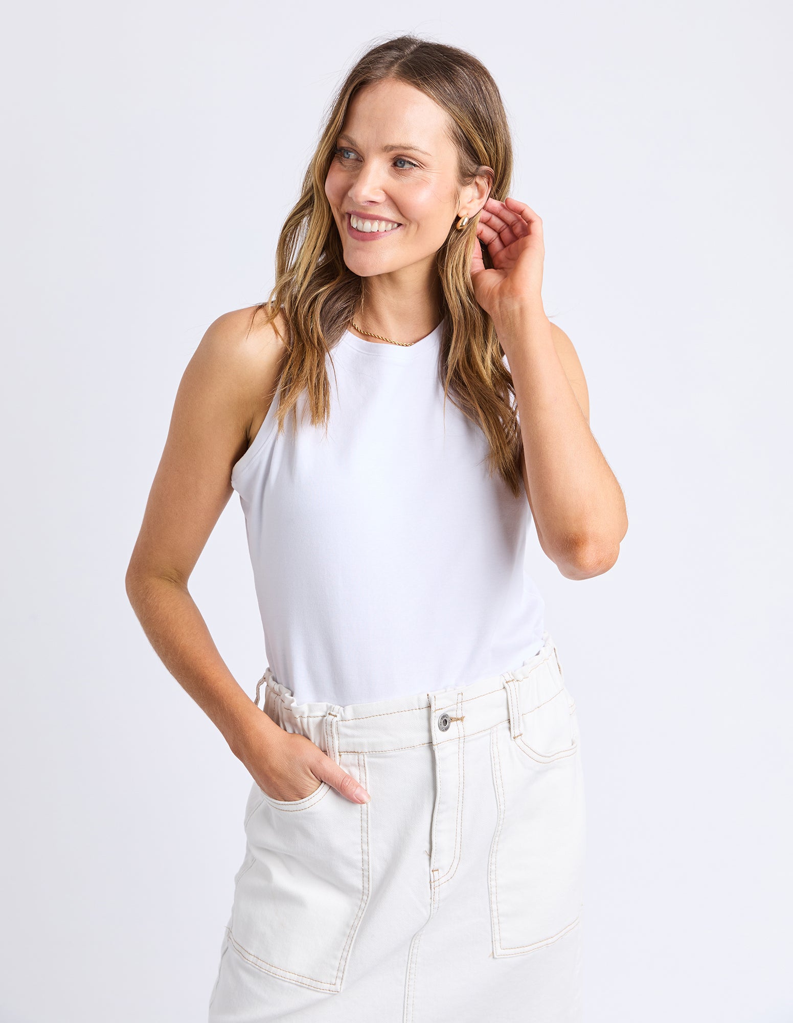 Vera Tank White