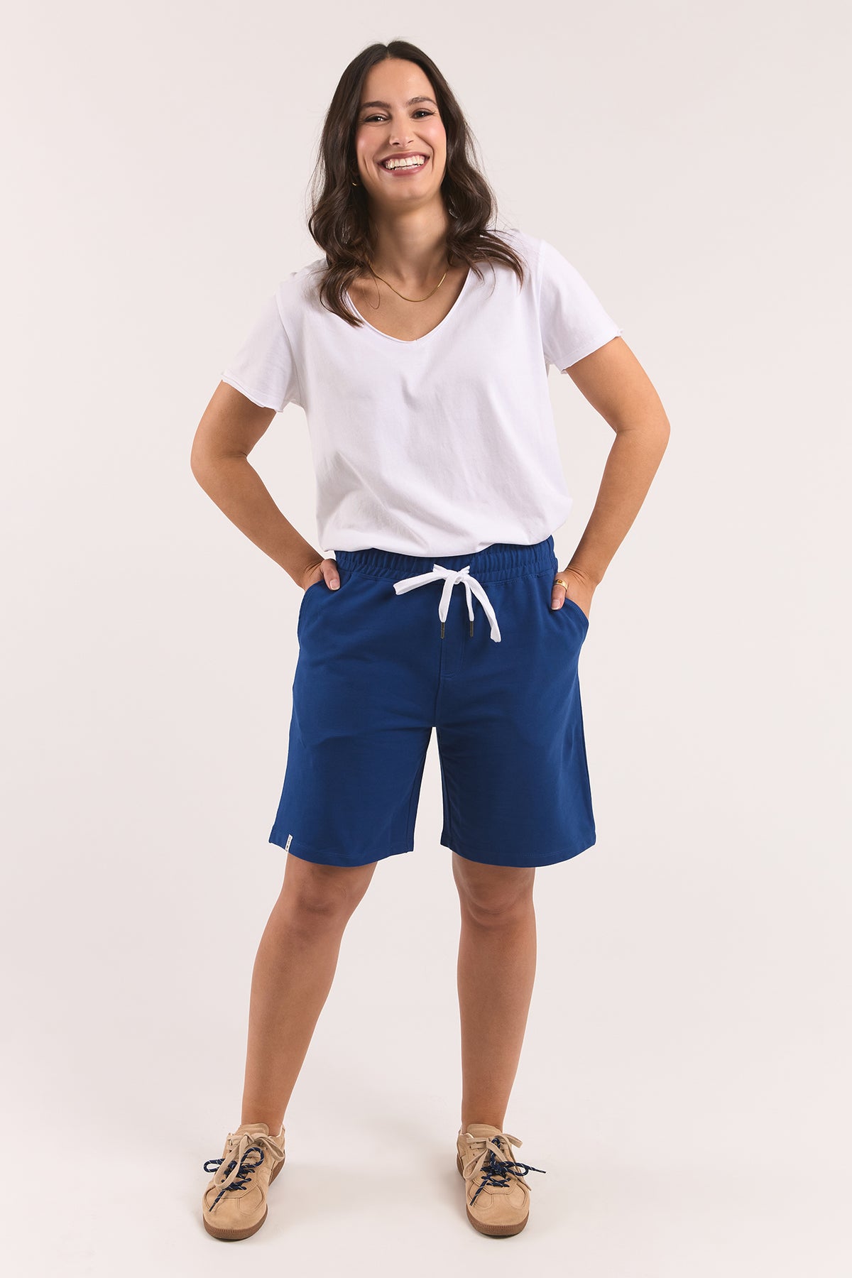 Ellis Fleece Short China Blue