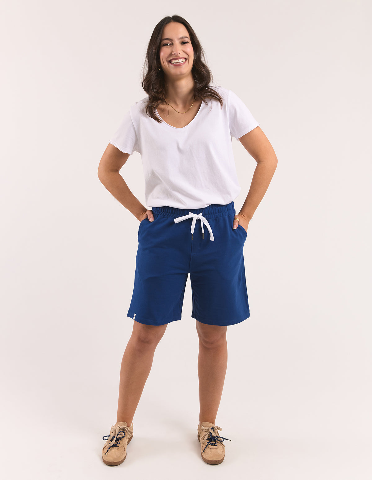 Ellis Fleece Short China Blue