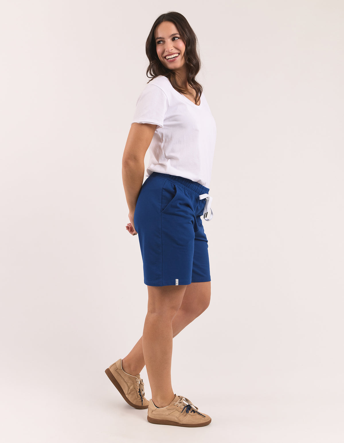 Ellis Fleece Short China Blue
