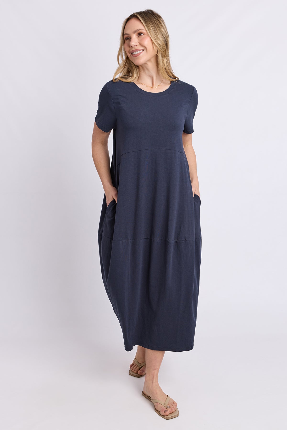 Diana S/S Dress Navy
