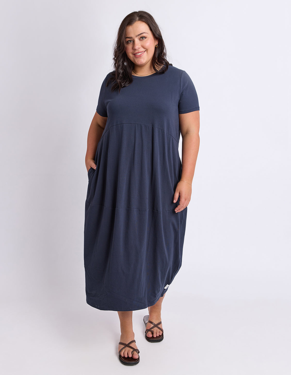 Diana S/S Dress Navy