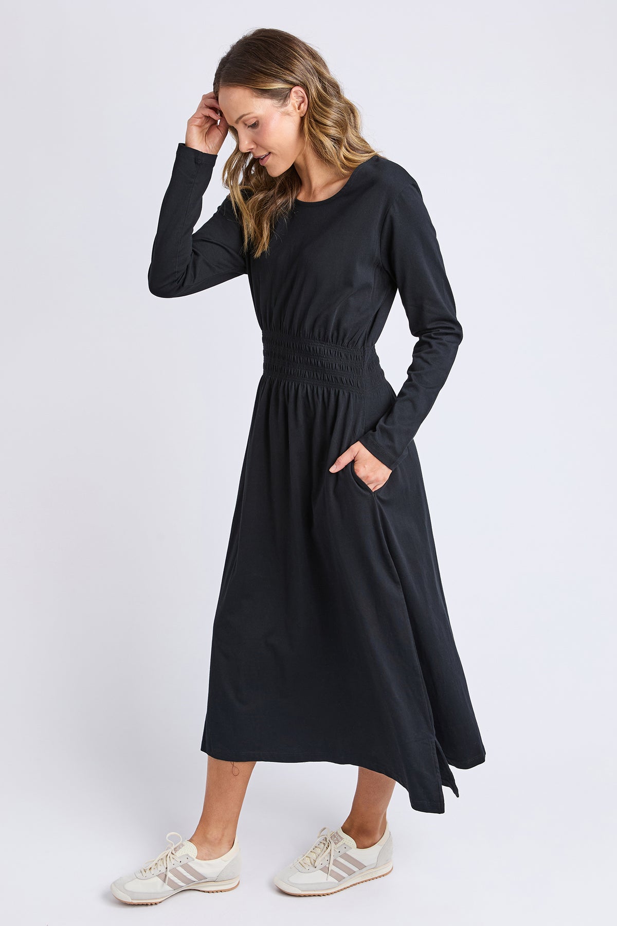 Nelle Dress Long Sleeve Black