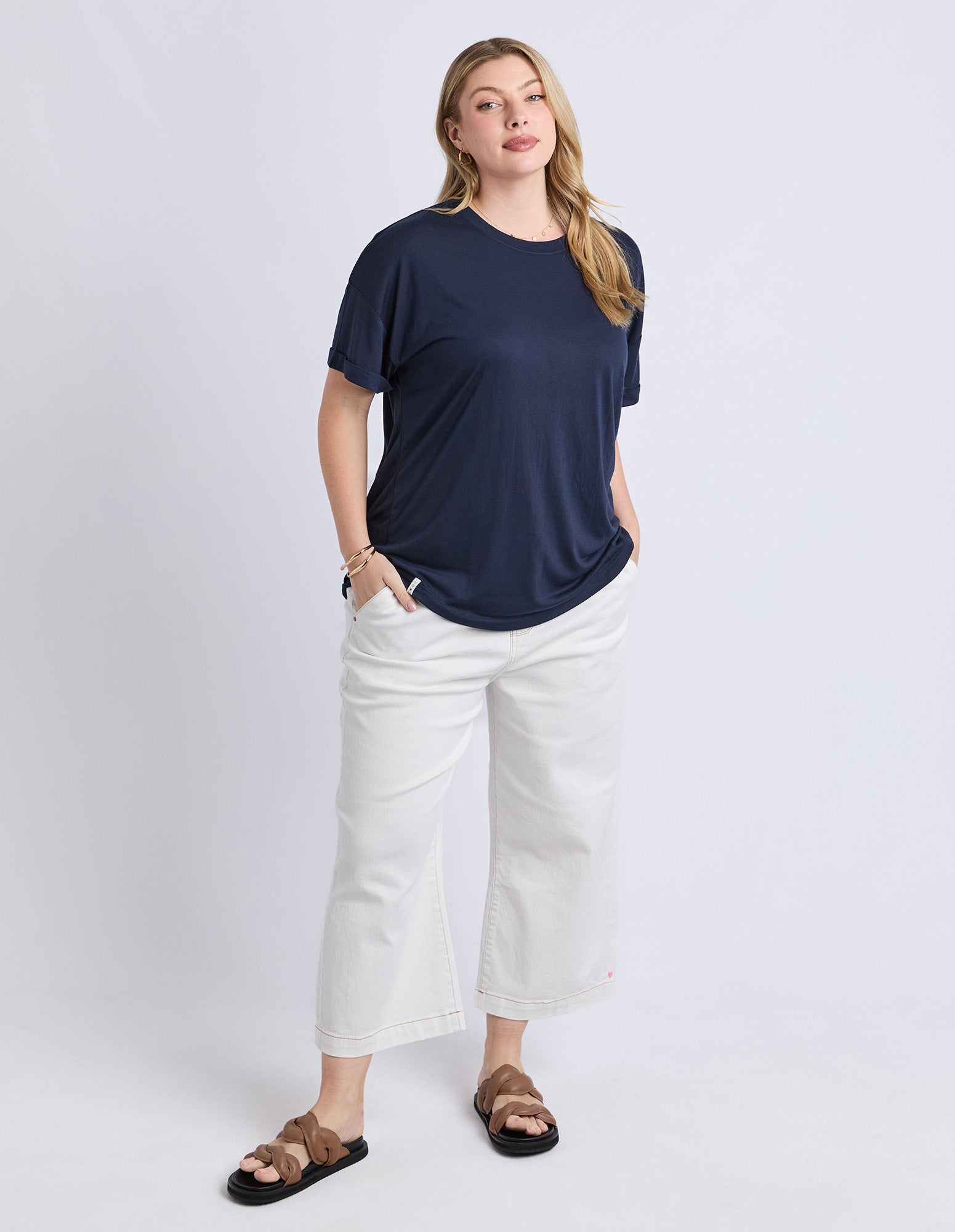 Fiesta Short Sleeve Tee Navy