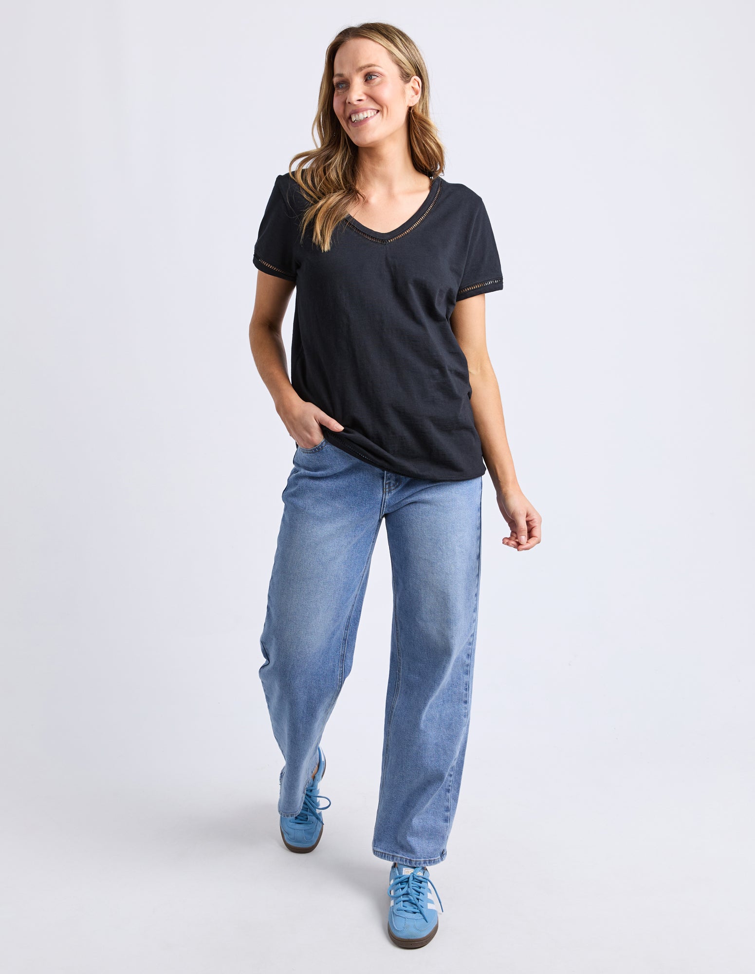Victoria Short Sleeve Tee Black