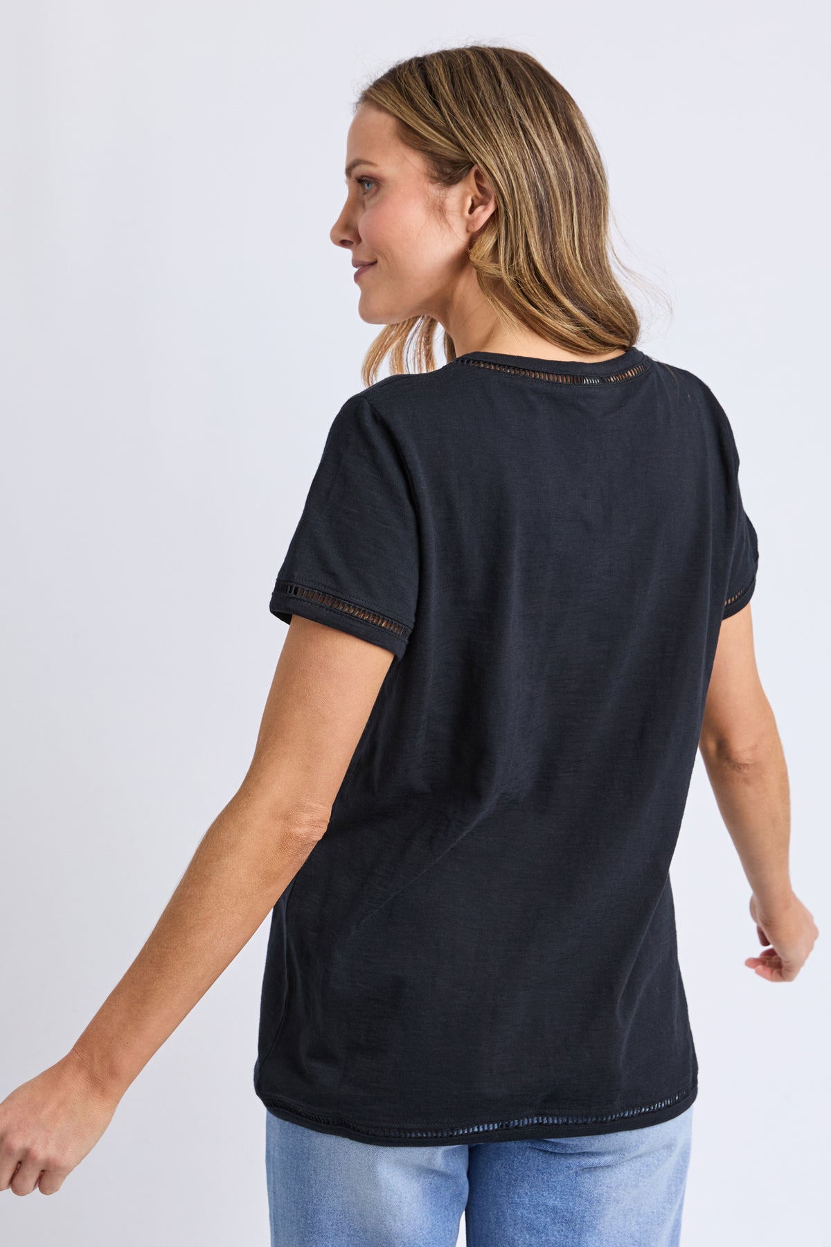 Victoria Short Sleeve Tee Black