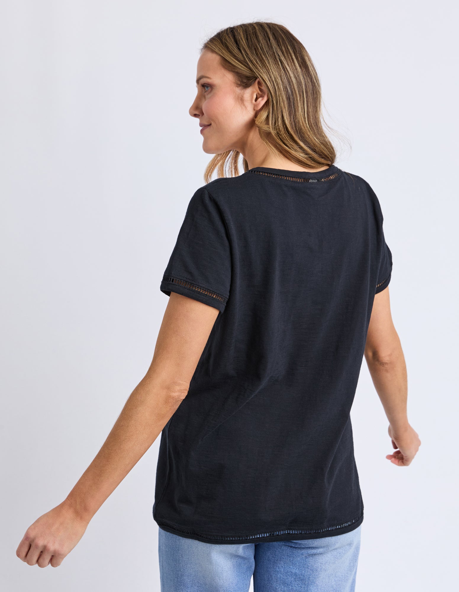 Victoria Short Sleeve Tee Black