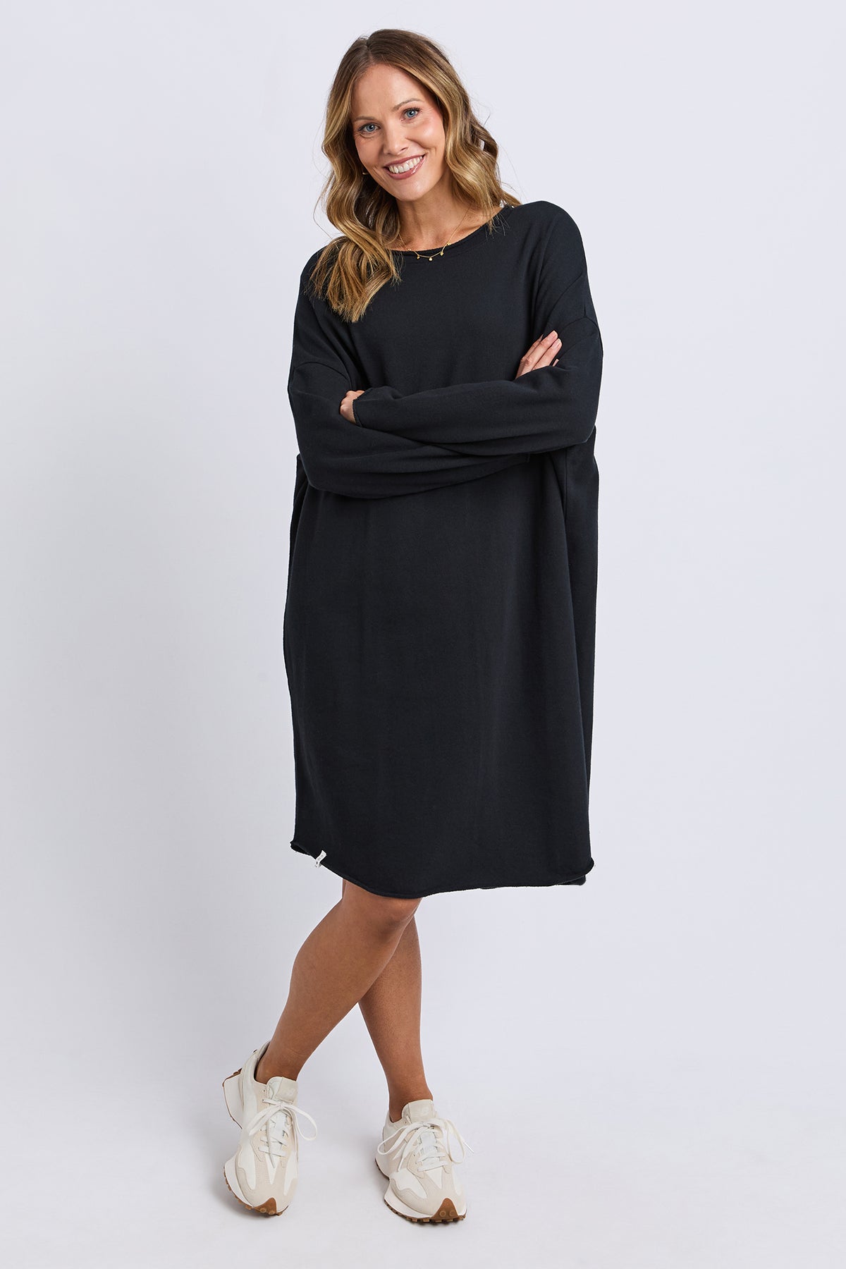 Gab Long Sleeve Dress Black