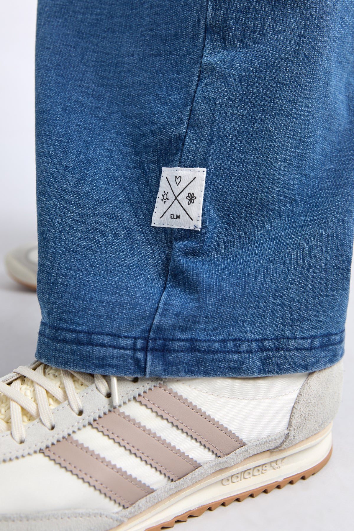 Valerie Trackpant Blue Denim Look