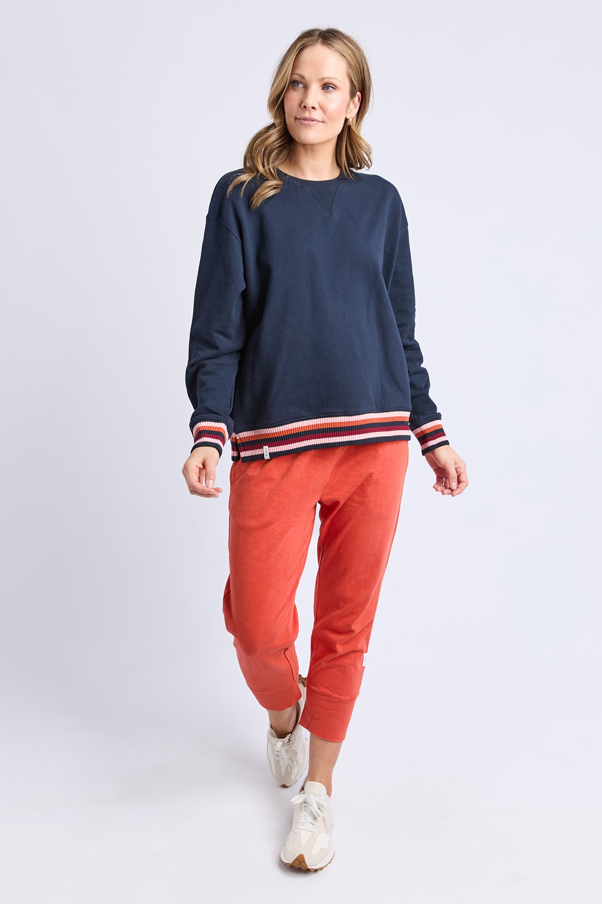 Lili Fleece Crew Navy