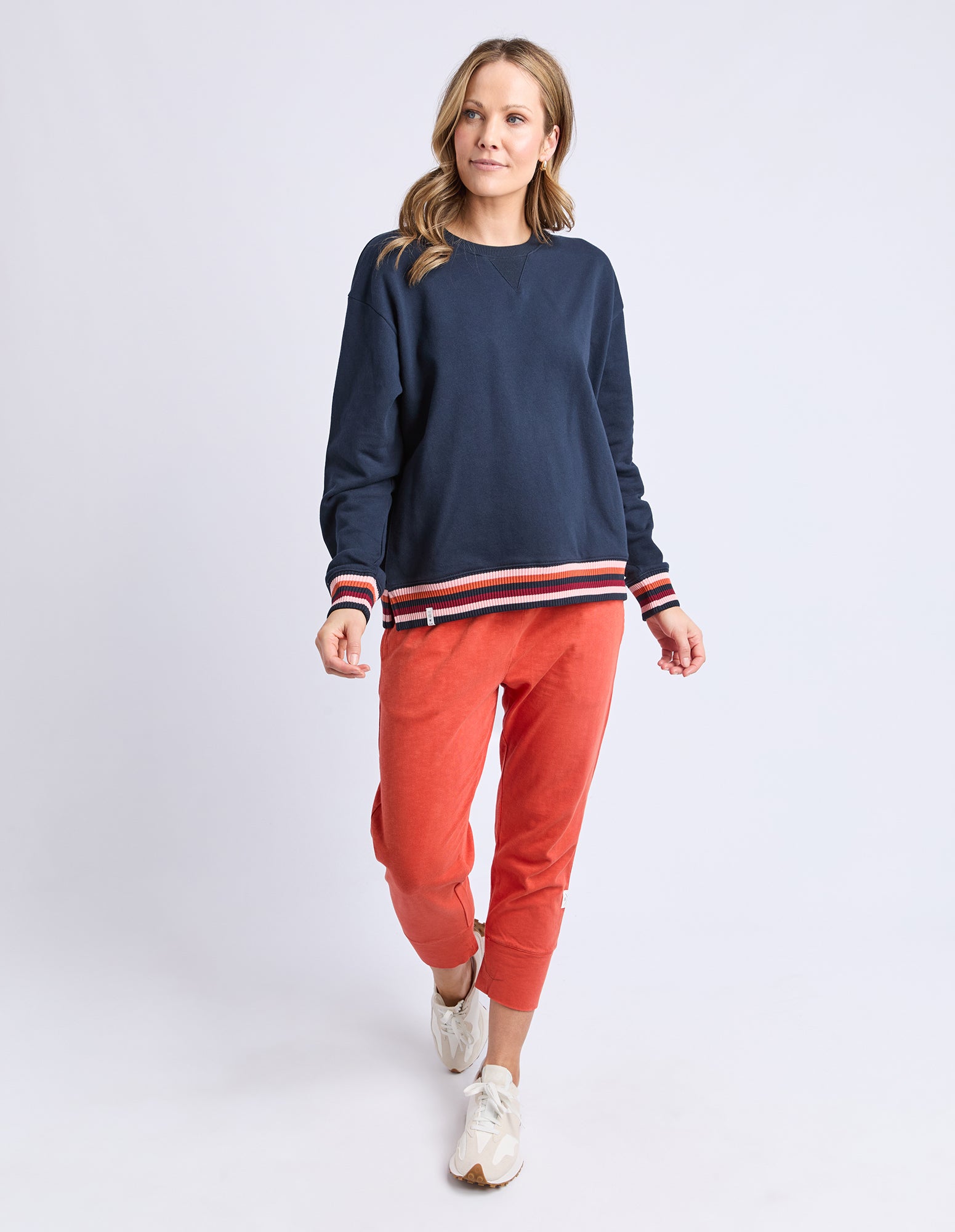 Lili Fleece Crew Navy