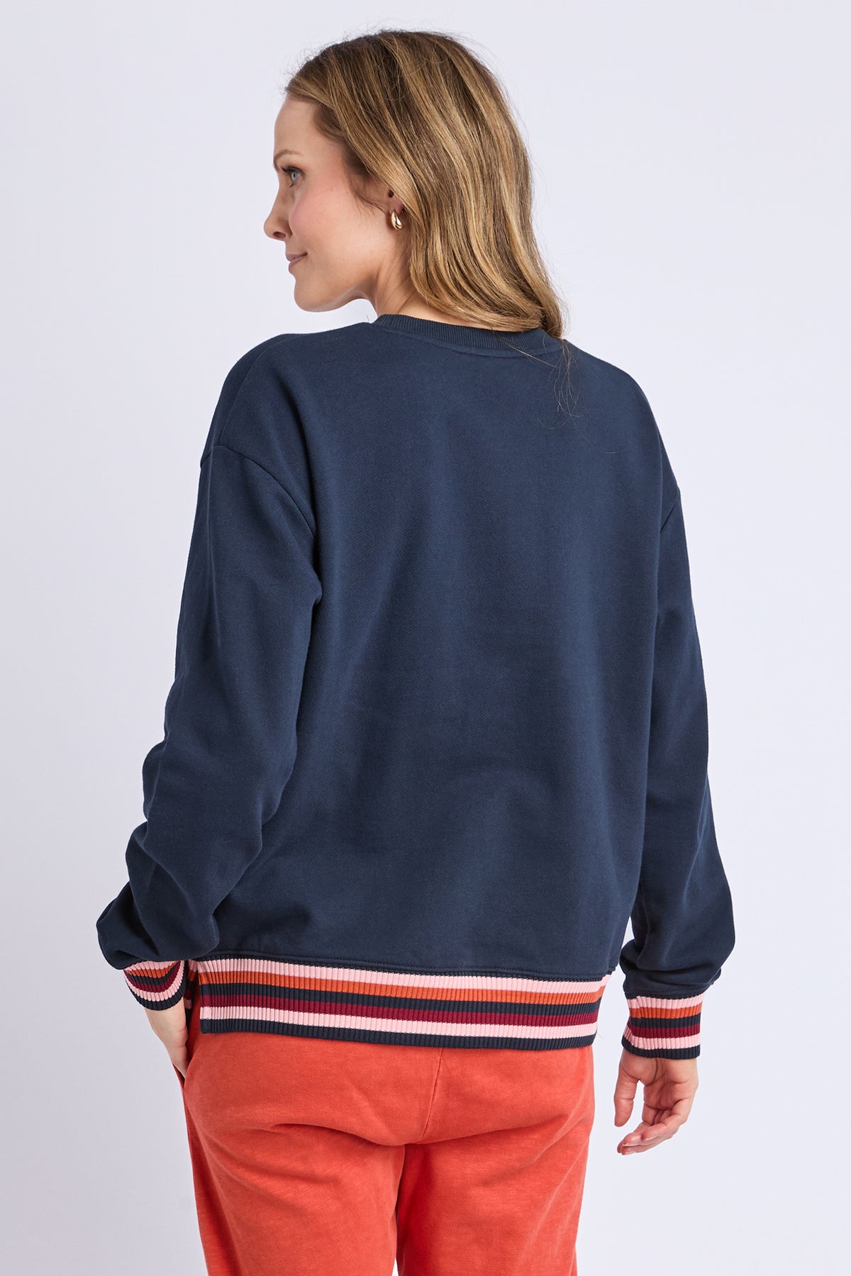 Lili Fleece Crew Navy