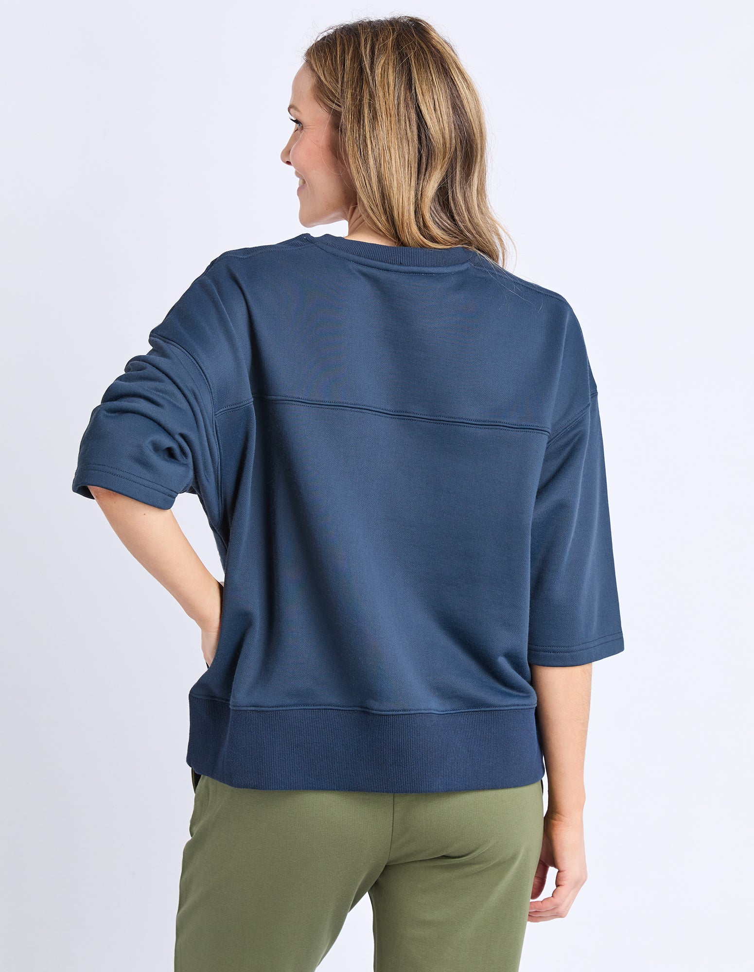 Ines Sweat Navy