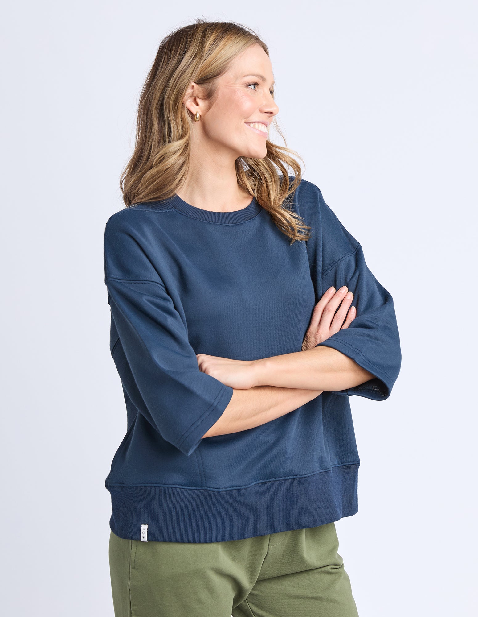 Ines Sweat Navy