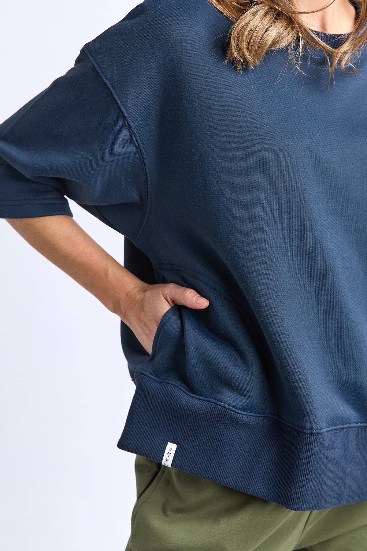 Ines Sweat Navy