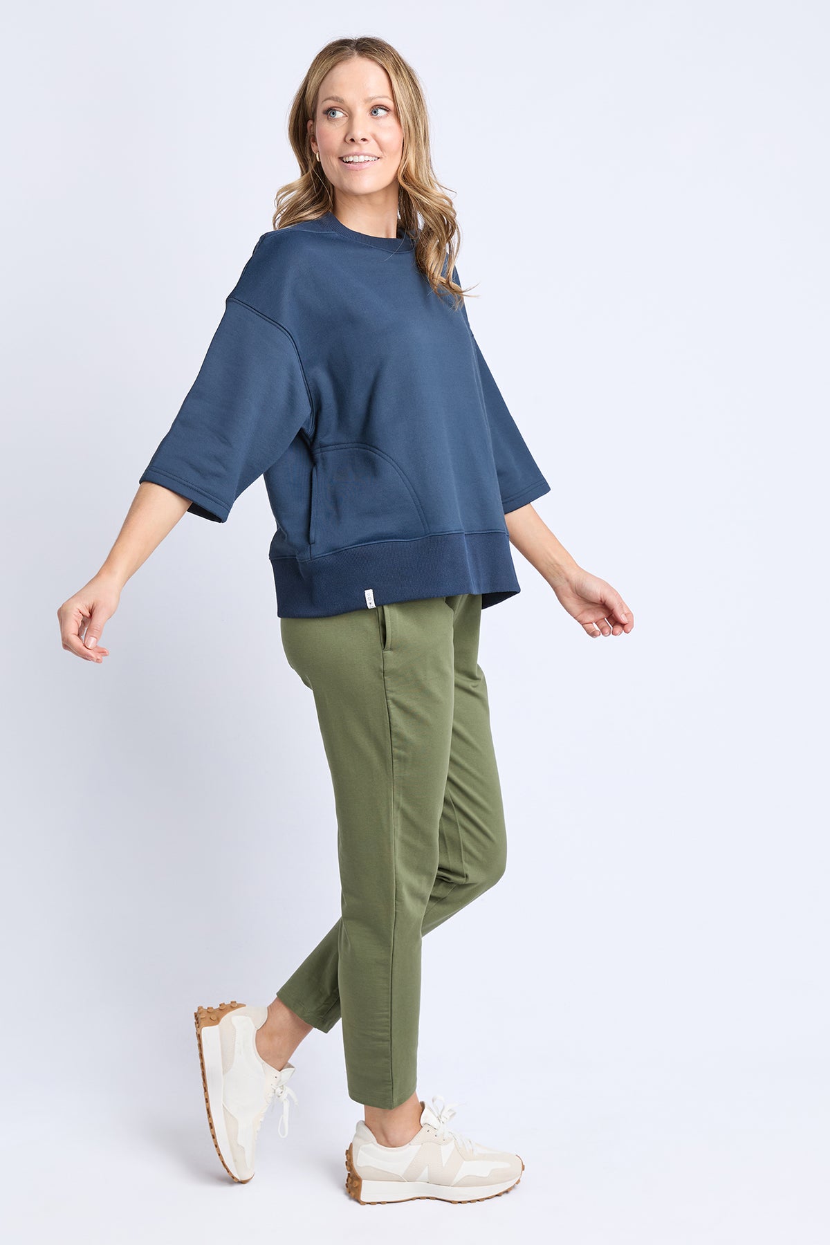 Ines Sweat Navy