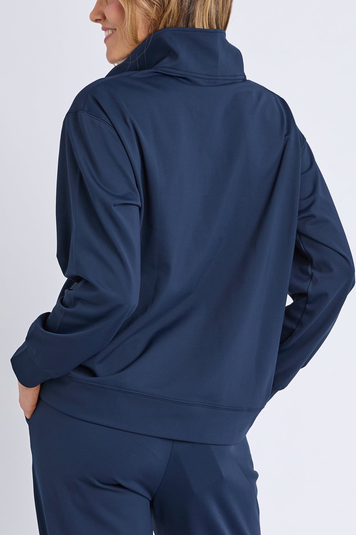 Alexis Half Zip Navy