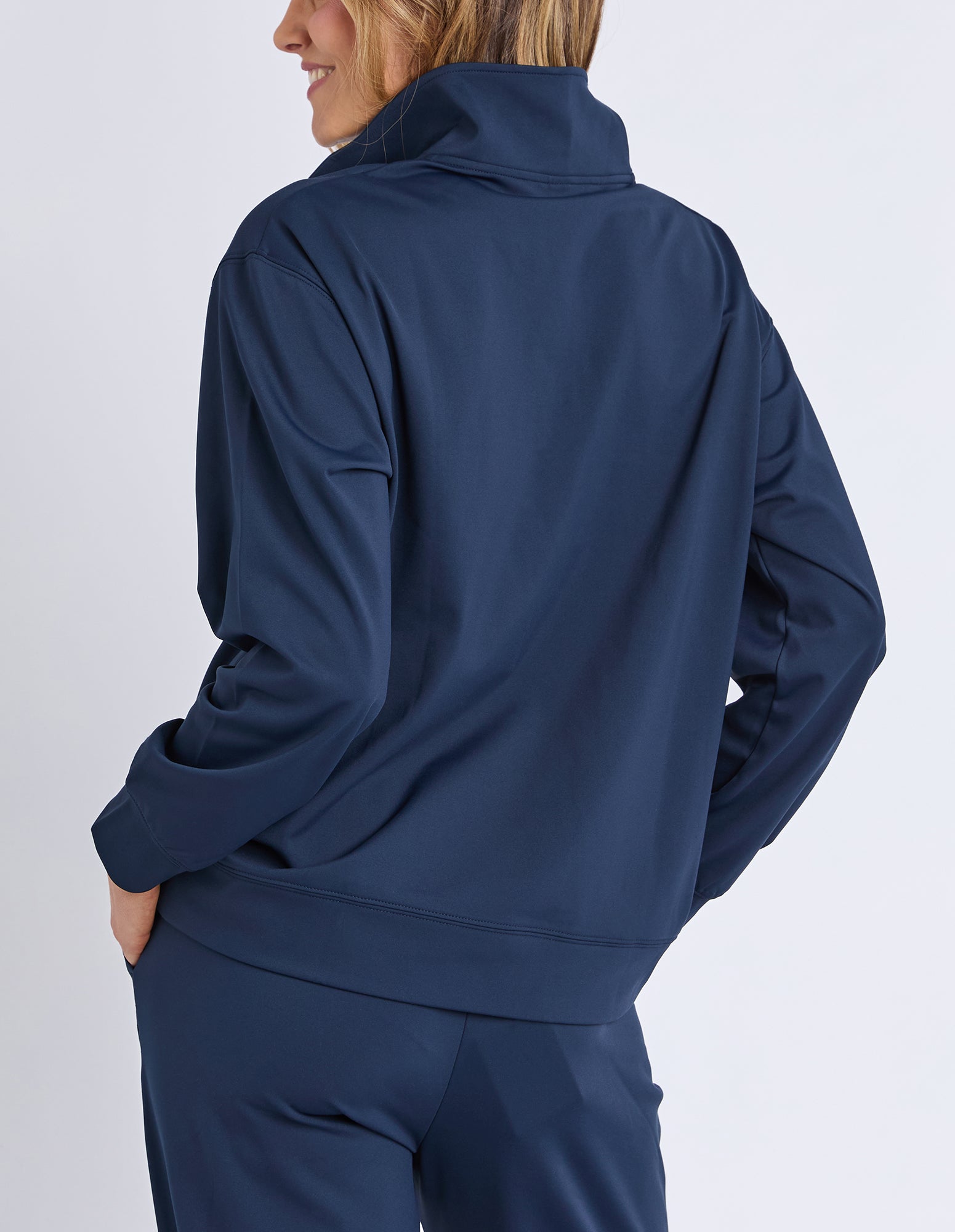 Alexis Half Zip Navy