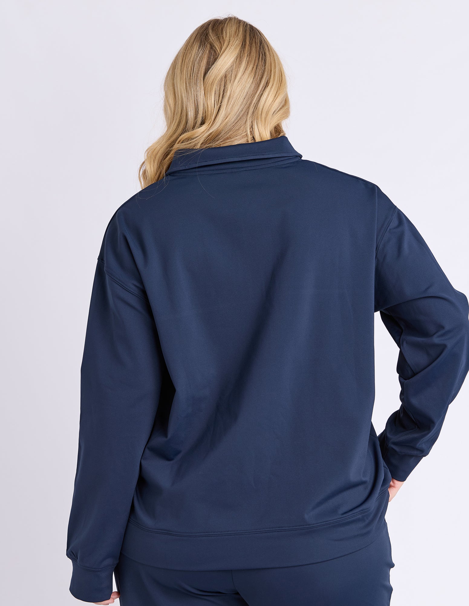 Alexis Half Zip Navy