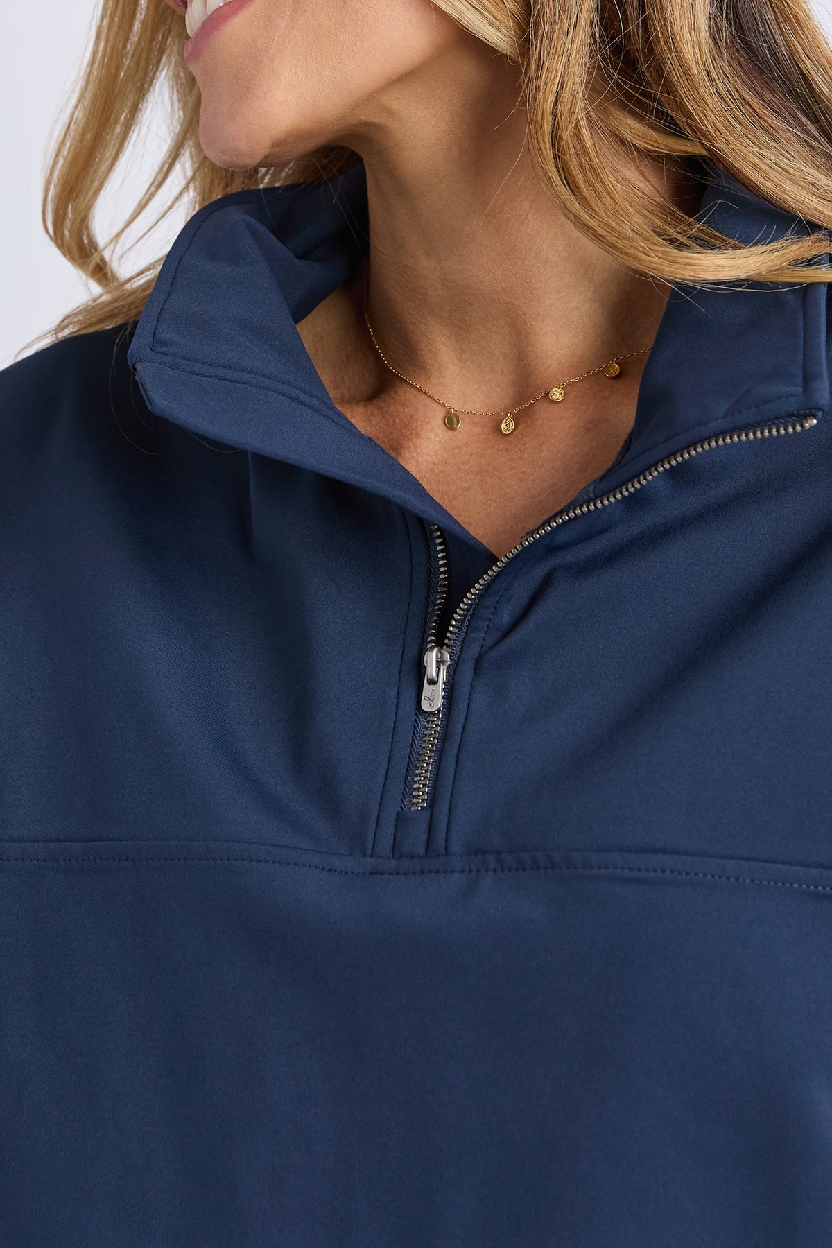 Alexis Half Zip Navy