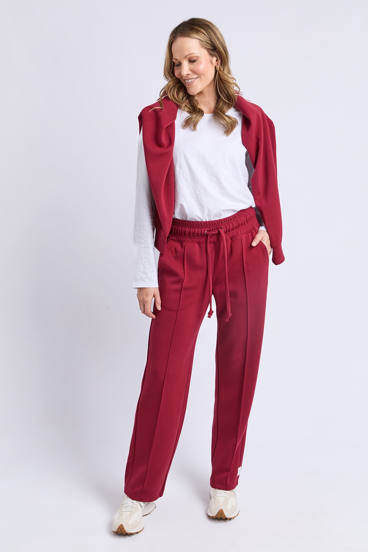 Lucie Trackpant Maroon