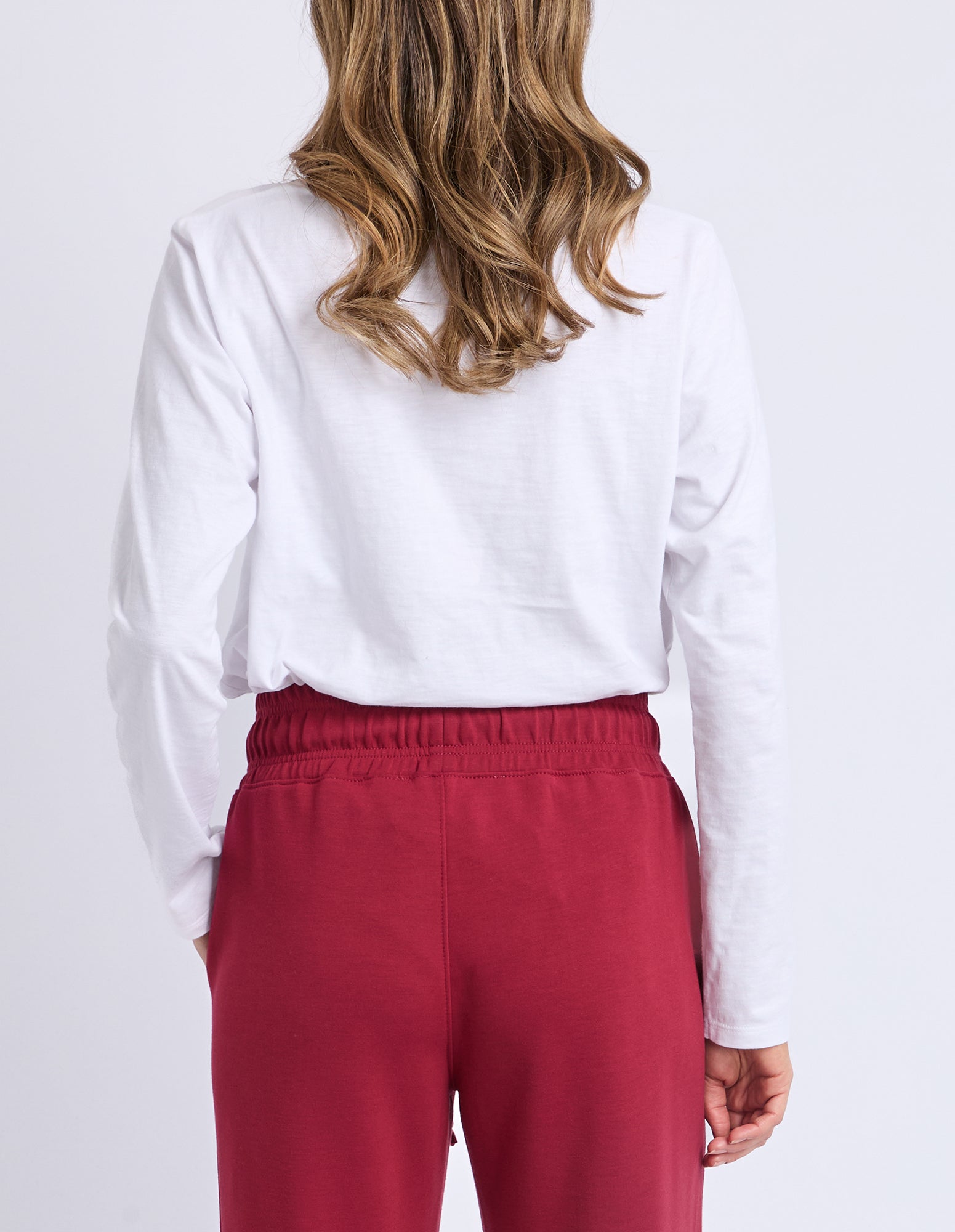Lucie Trackpant Maroon