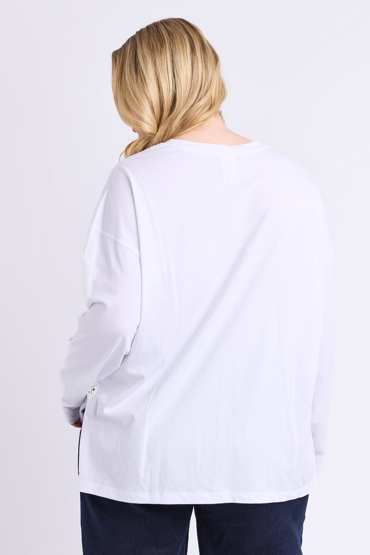 Renee Long Sleeve Tee White