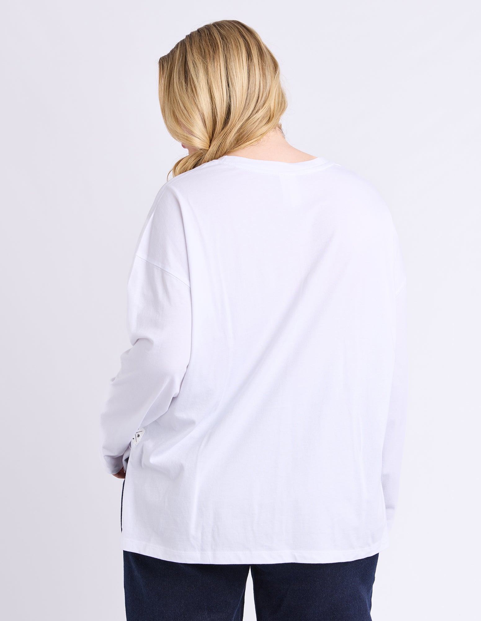 Renee Long Sleeve Tee White