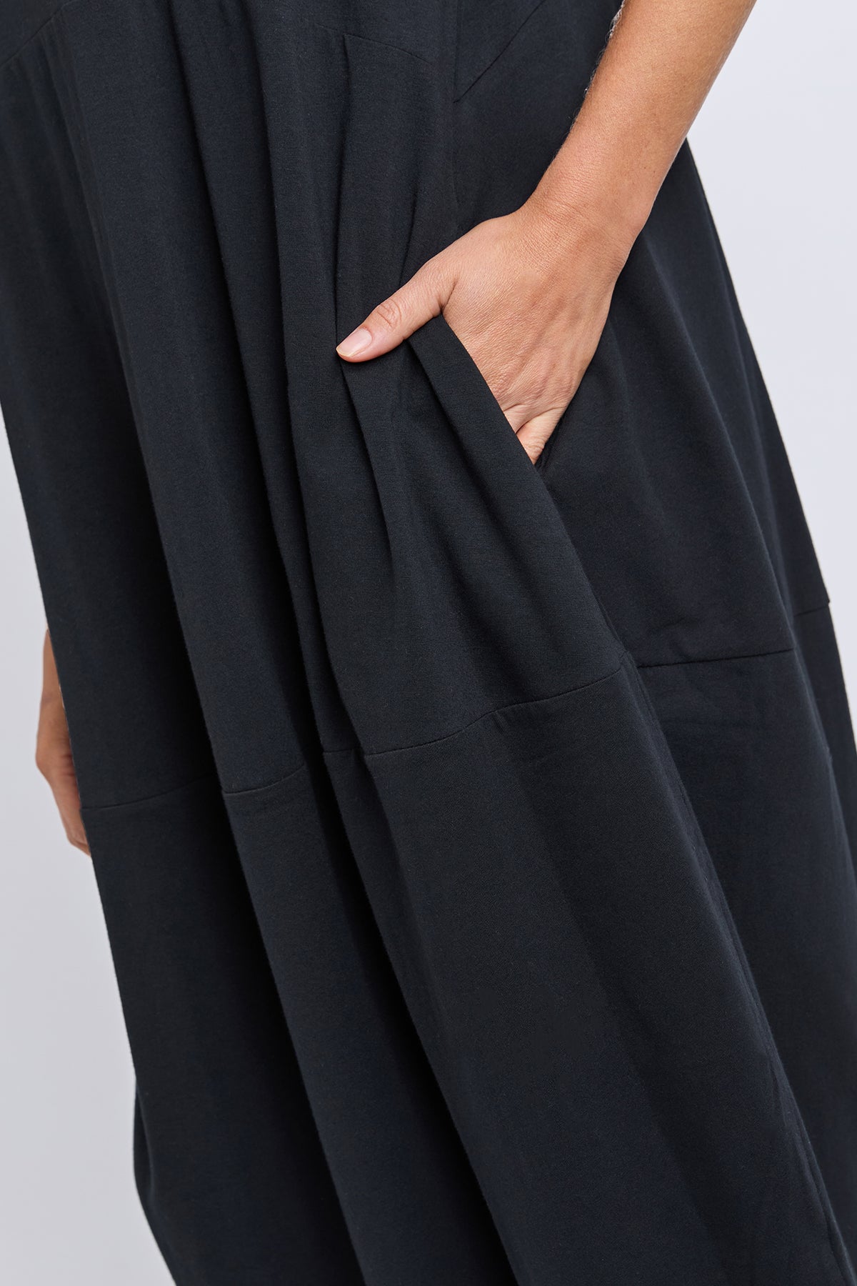 Diana Dress 3/4 Sleeve Black