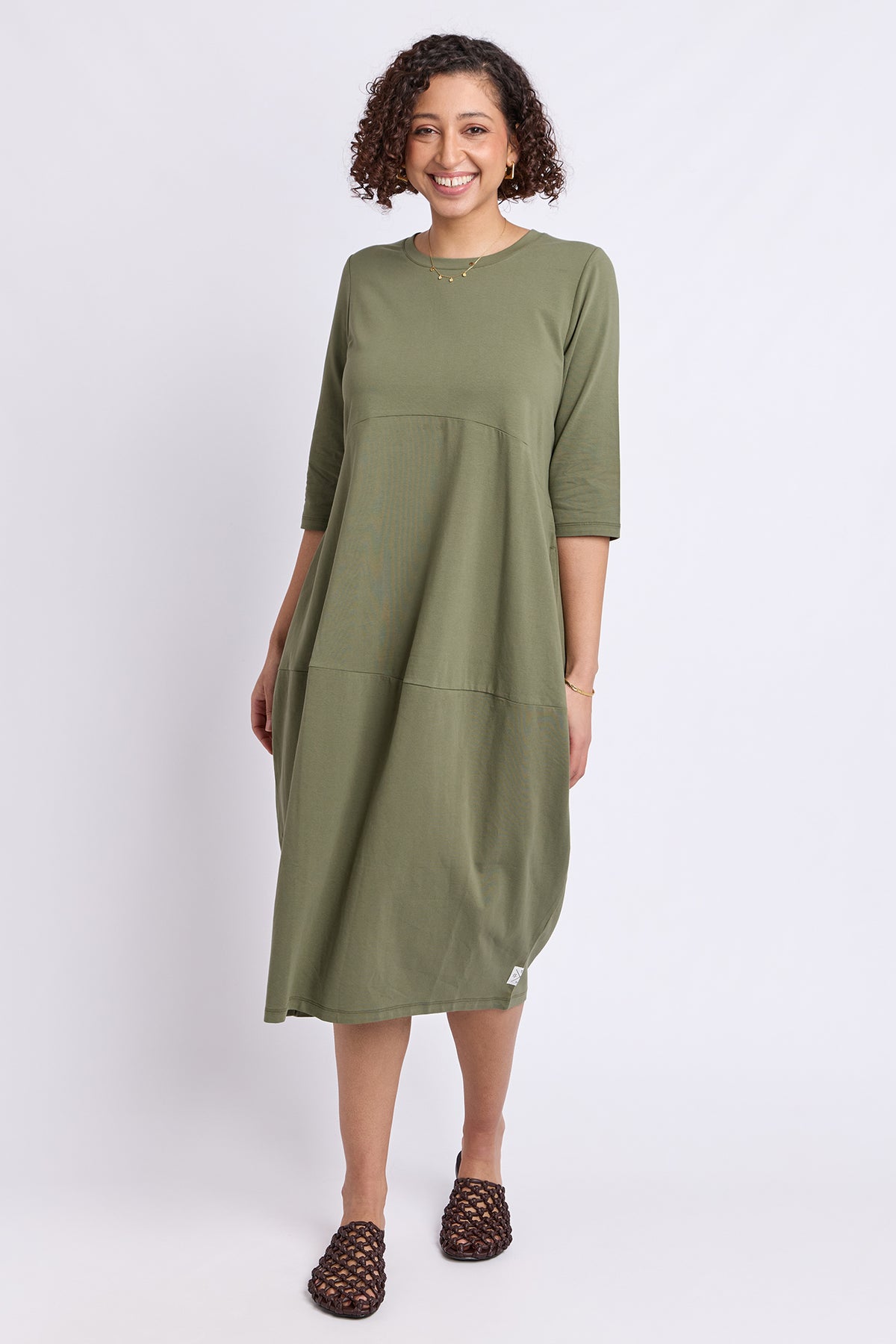 Diana Dress 3/4 Sleeve Clover