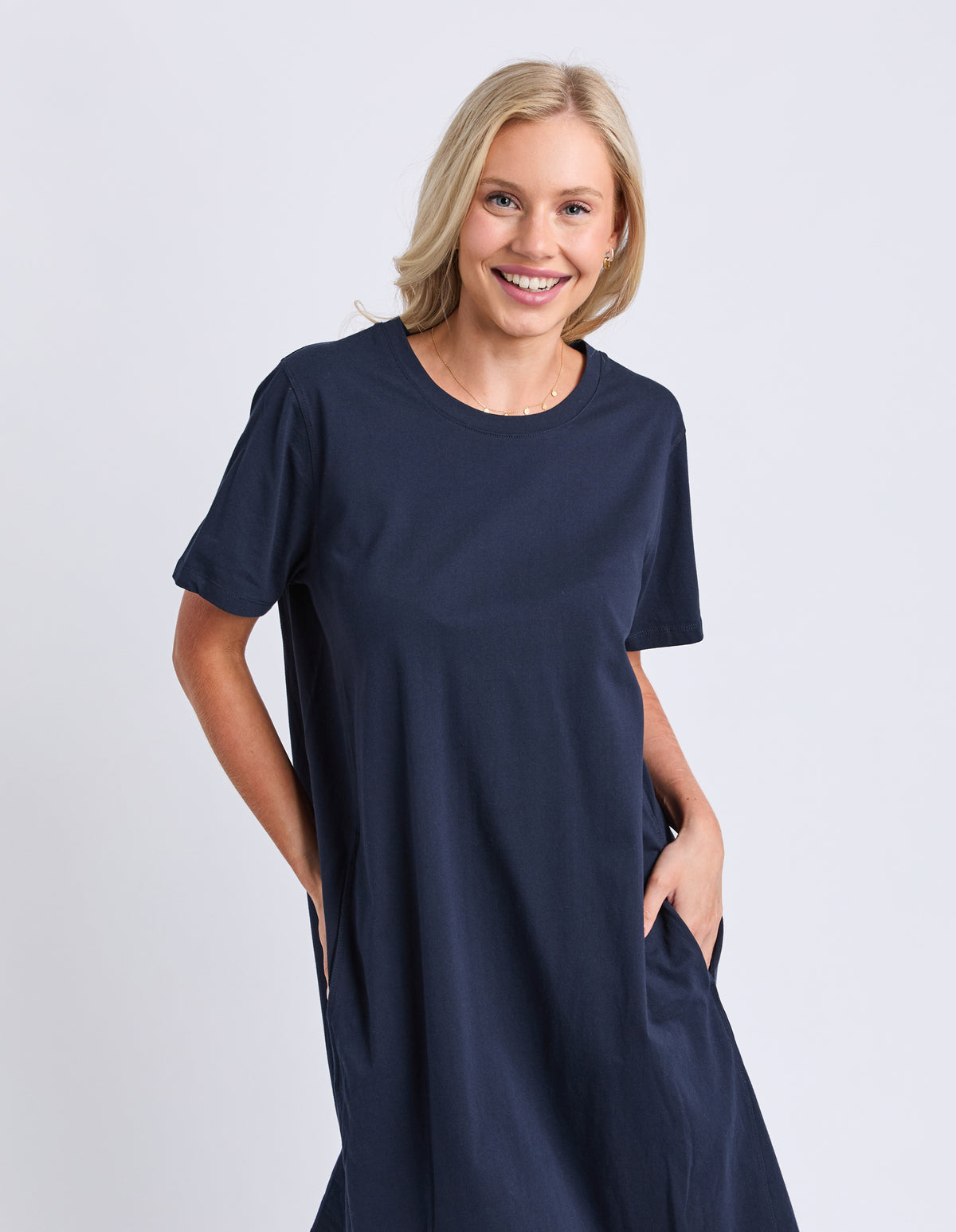 Adira Short Dress Navy