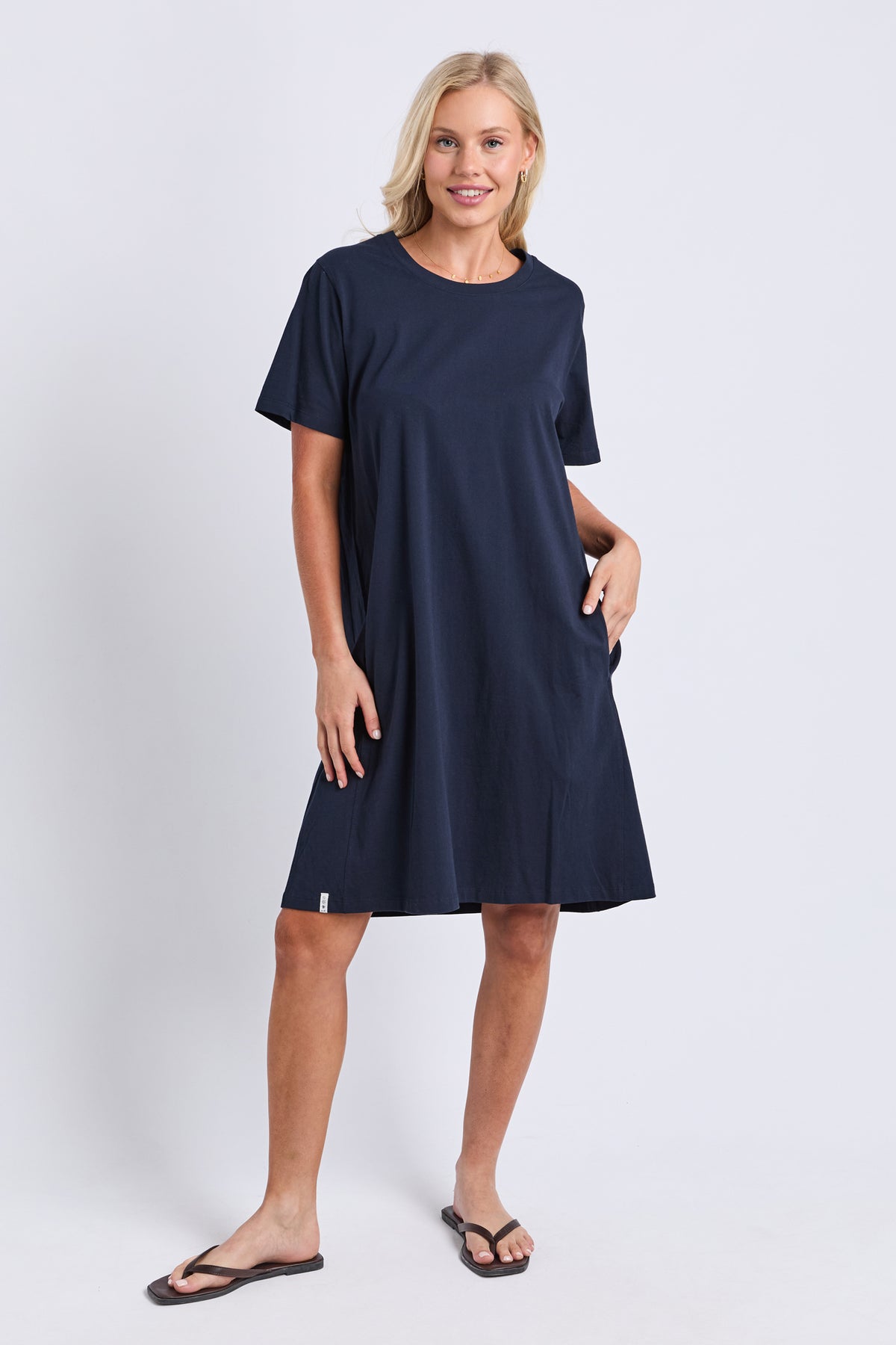 Adira Short Dress Navy