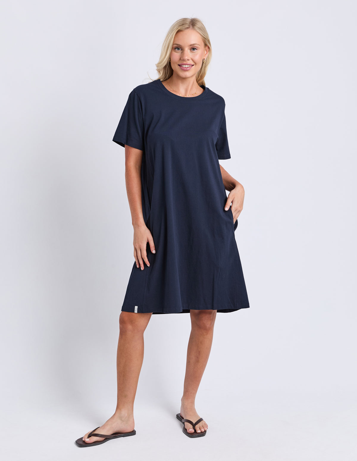 Adira Short Dress Navy