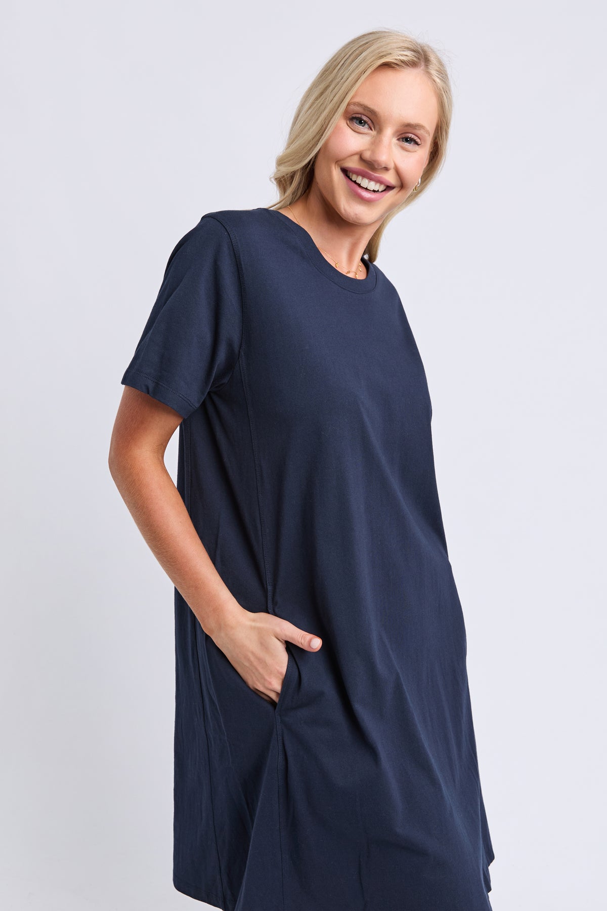 Adira Short Dress Navy